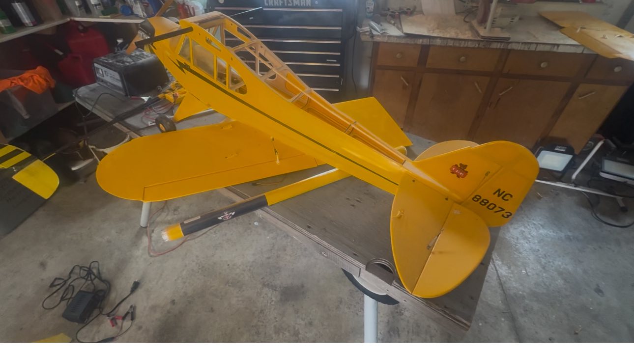 Restoring ultracote covered aircraft models