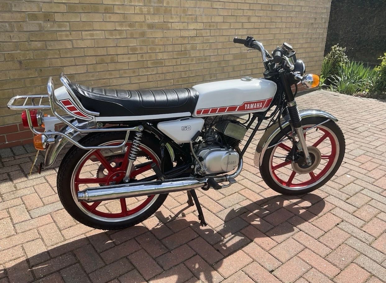 Brought myself a reminder of my first Yamaha RD50M I brought when 