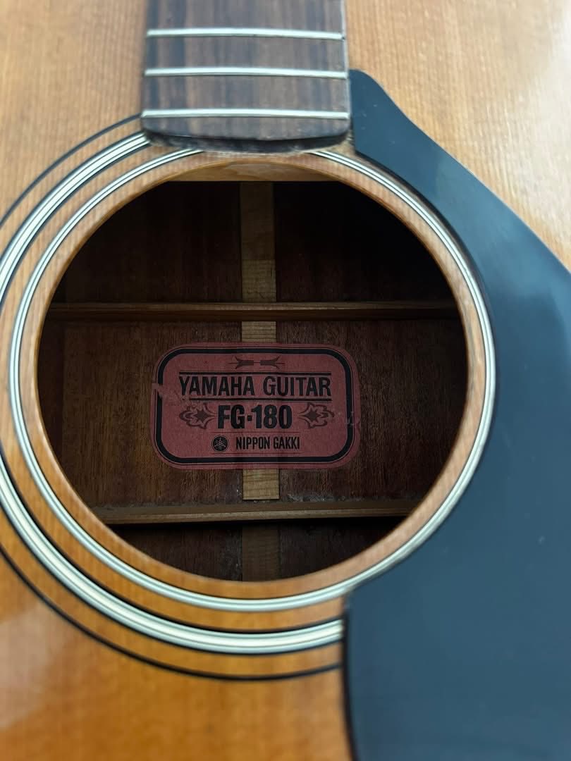 Yamaha FG-180 guitar history and year?