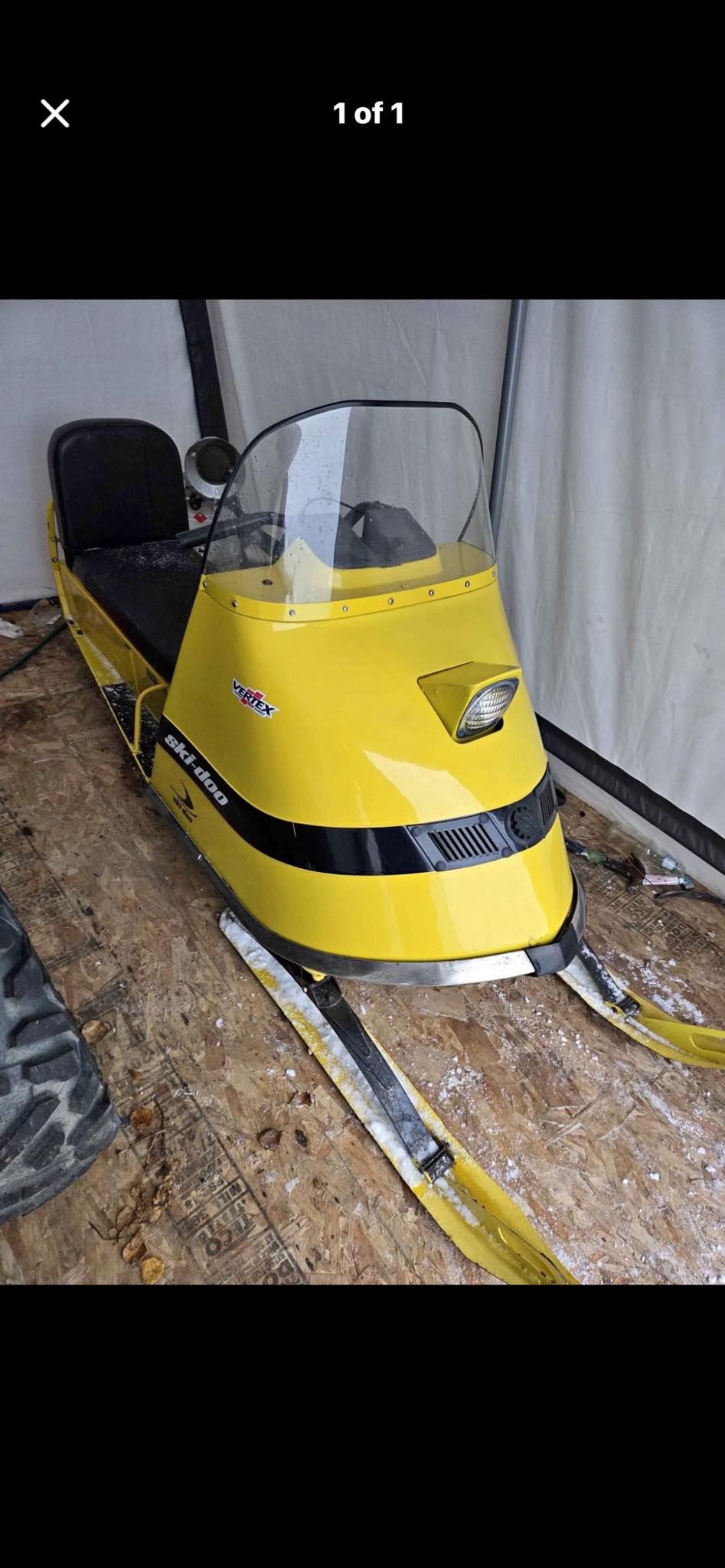 What is a 1967 or 1968 twin into 1 cylinder 18 hp Skidoo?