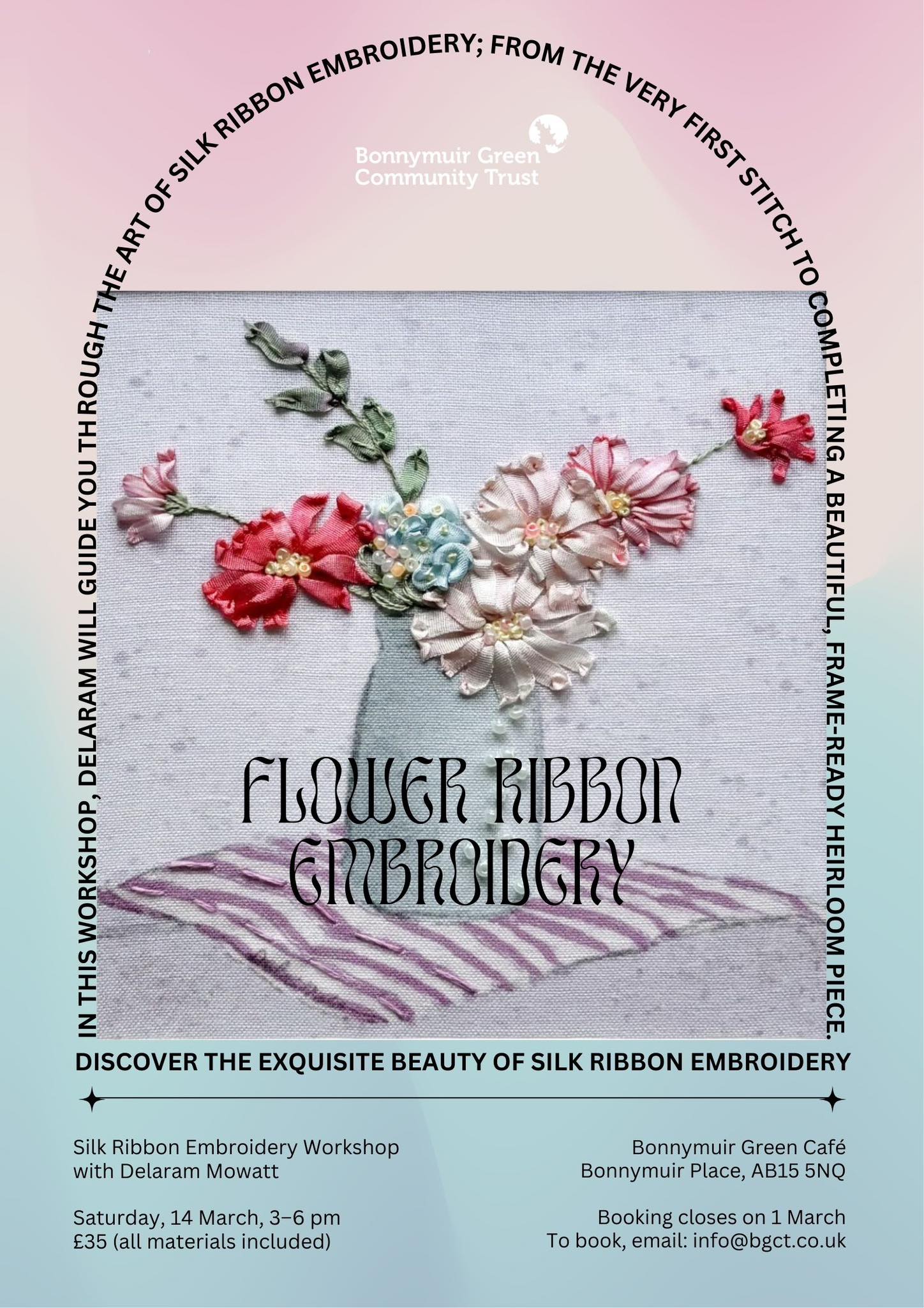 Whats on aberdeen city&shire | I will be teaching a silk ribbon ...