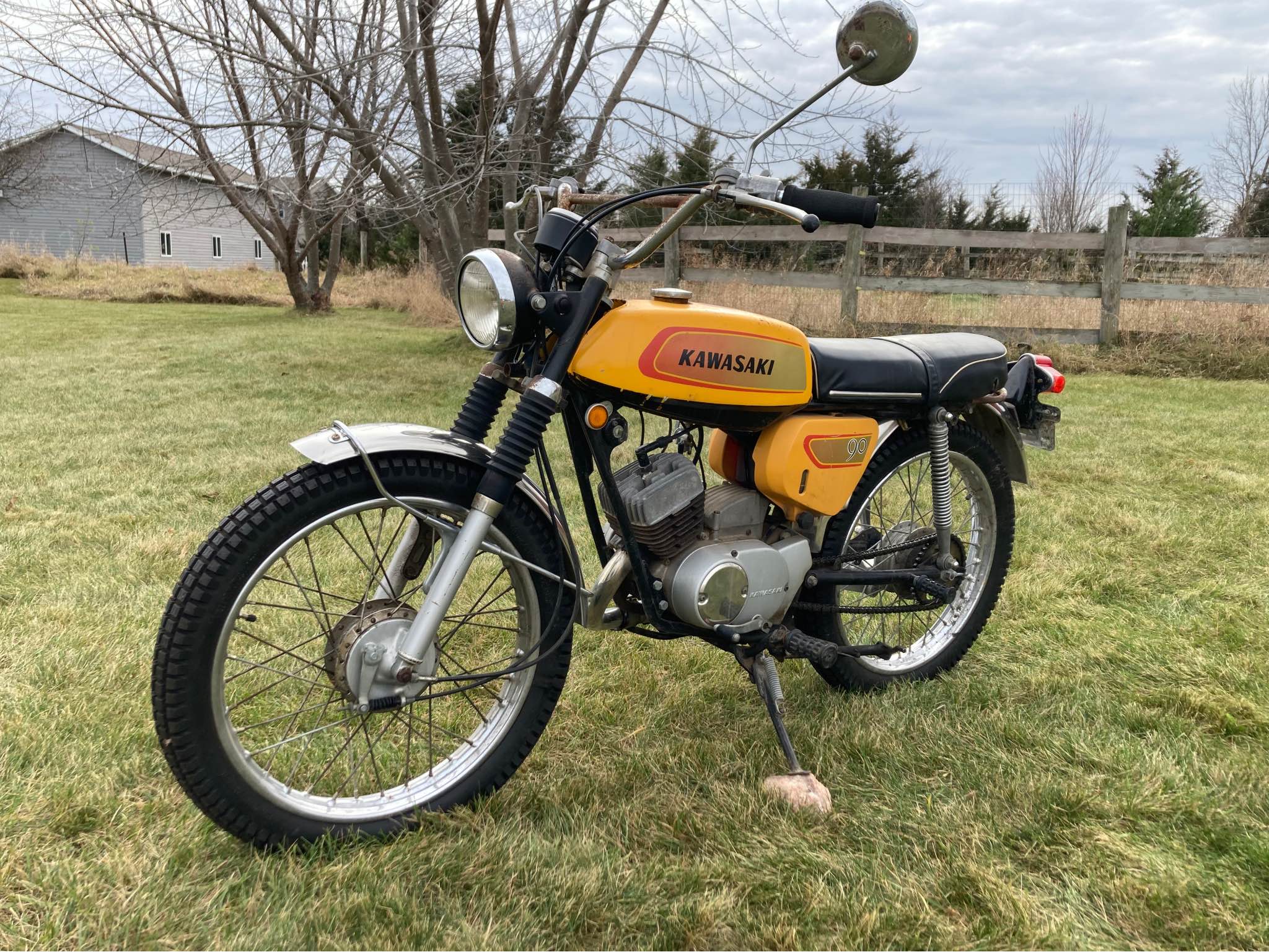 Kawasaki Japanese 90cc home market G3TR racer 1970