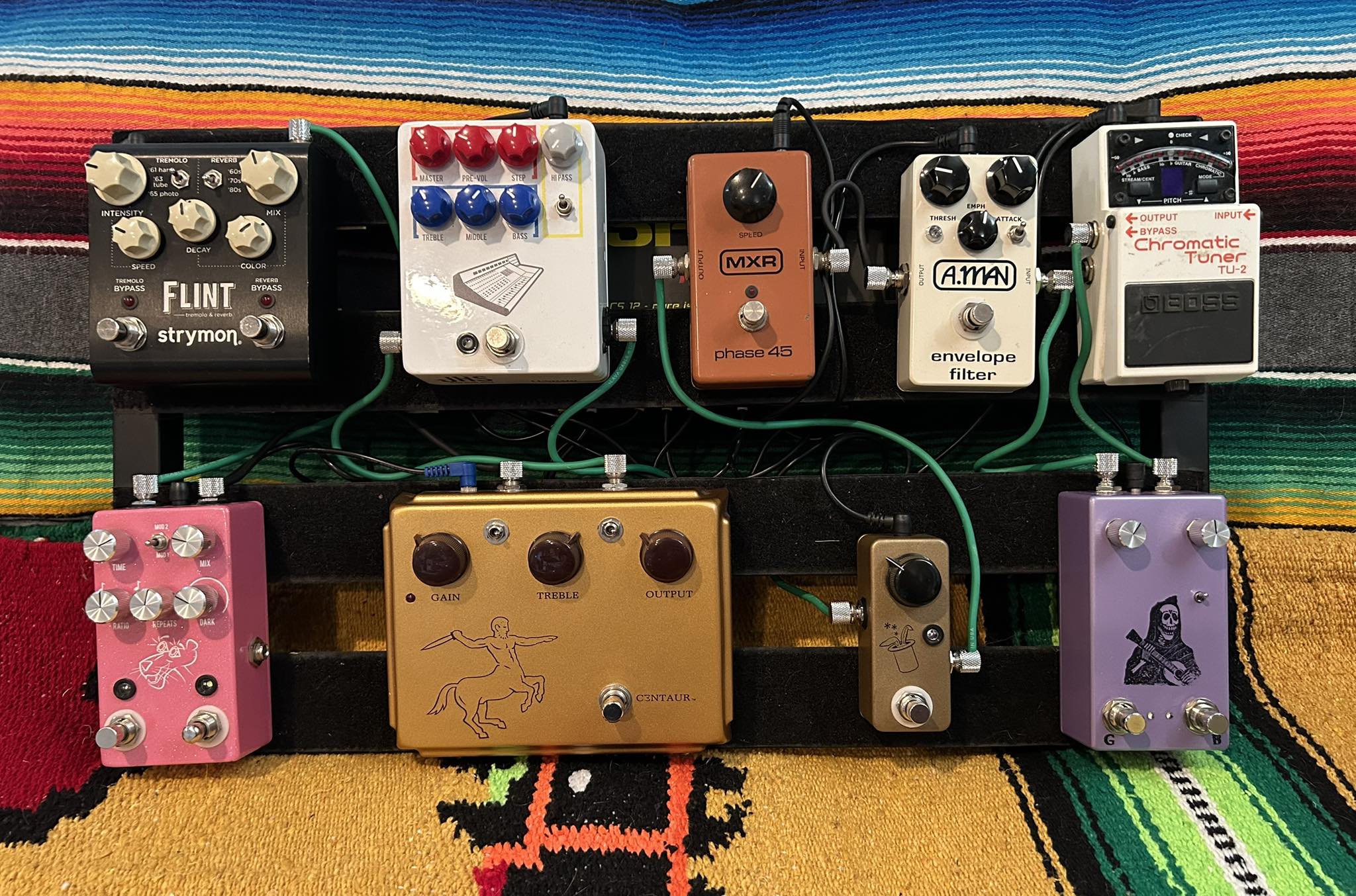 How does JHS prestige pedal color sound?