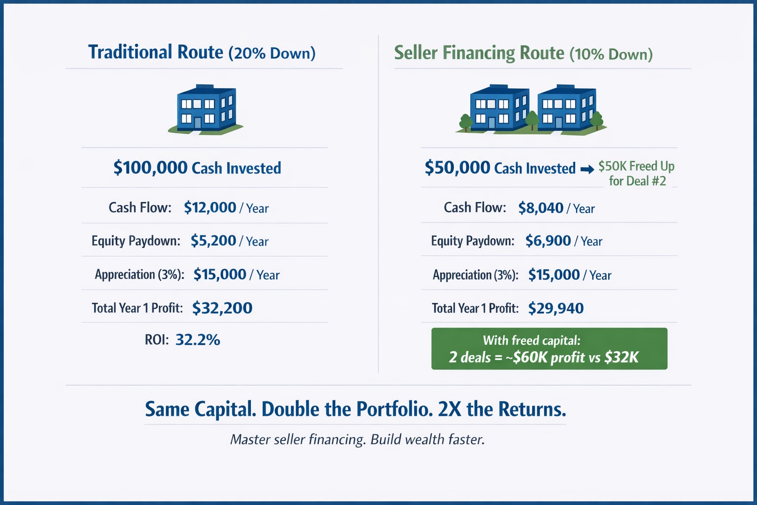 How to scale with 0% seller financed rental properties?