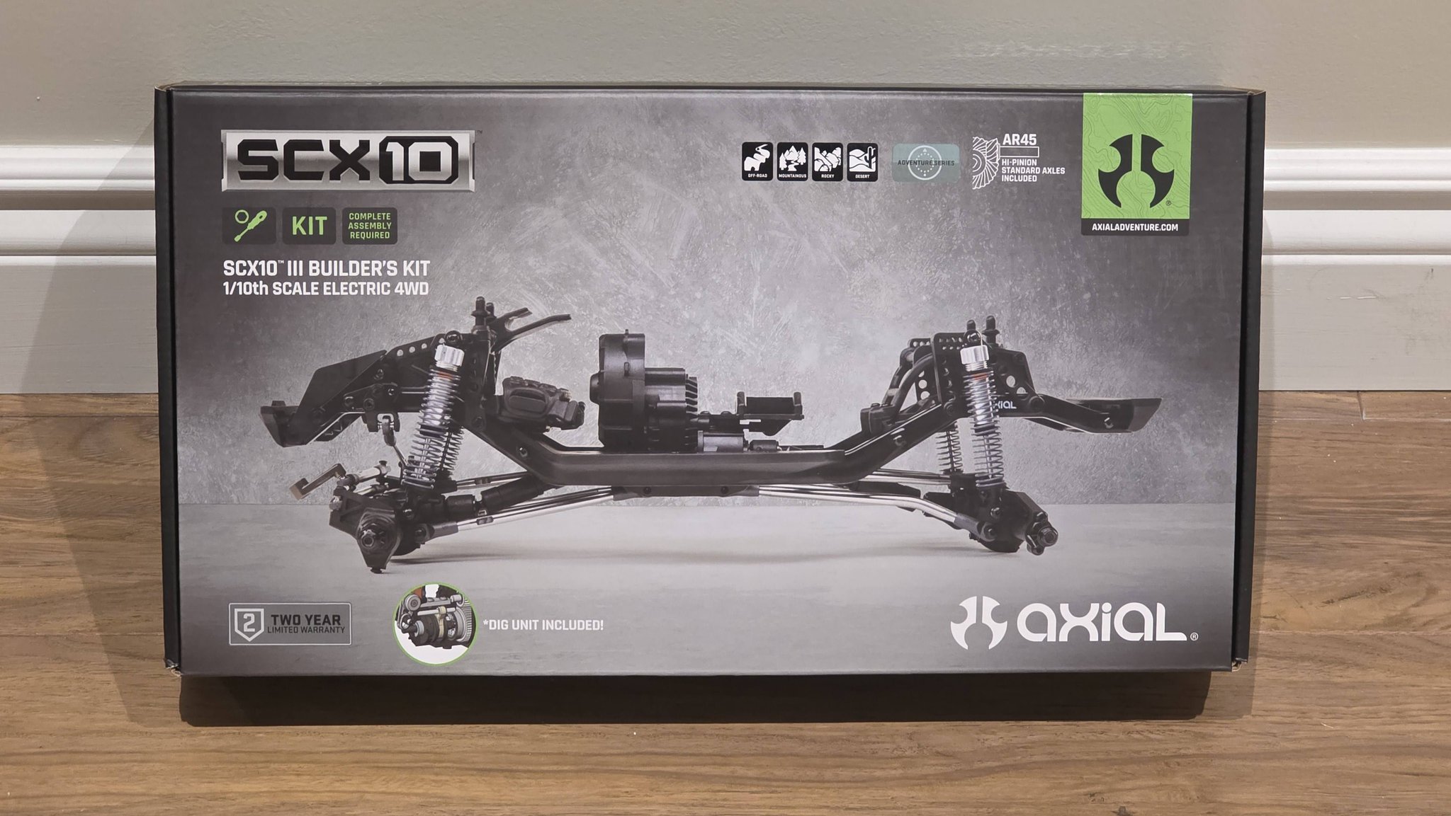 Axial SCX10 III Builder's Kit arrival and project start