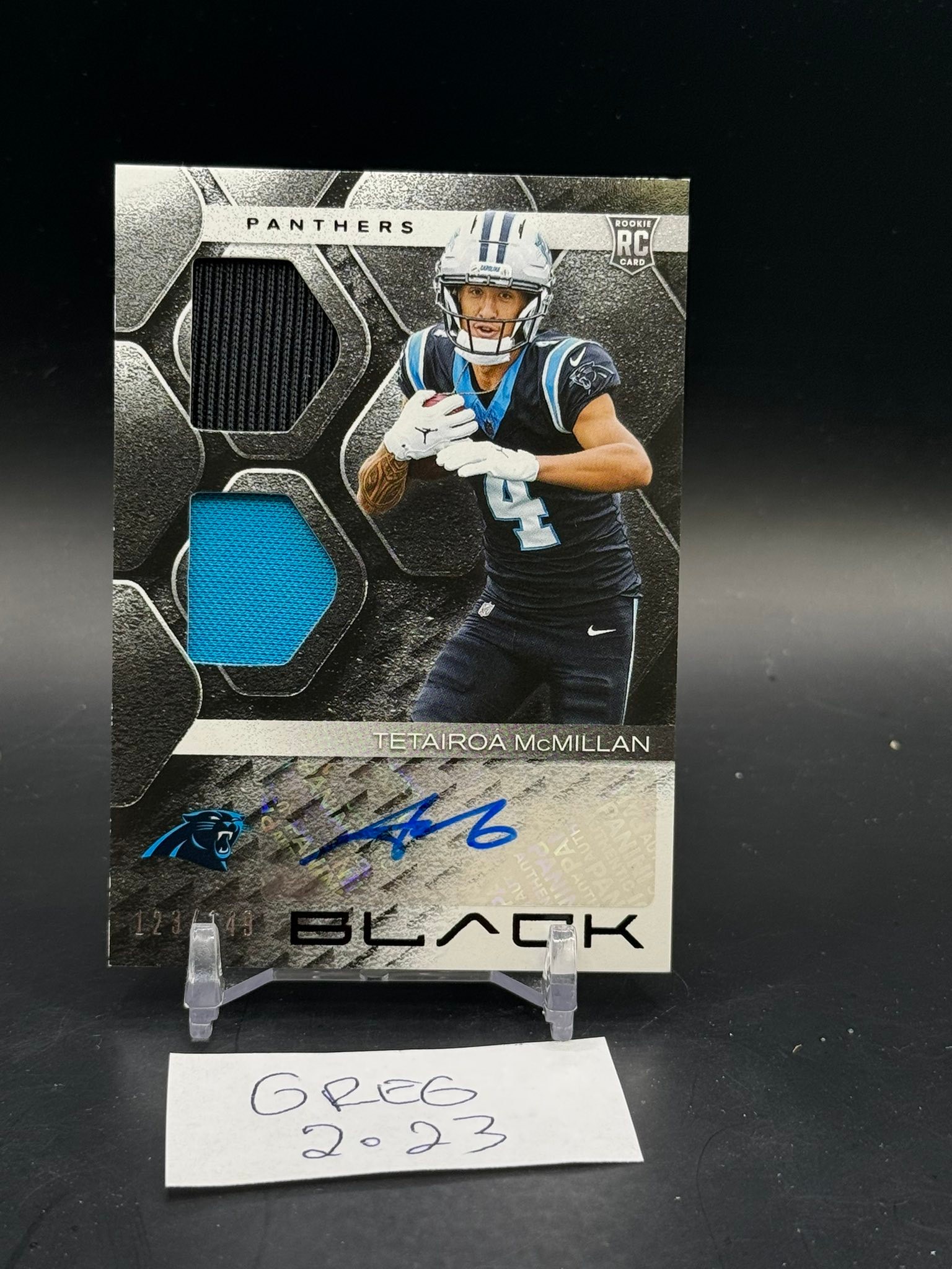 ? Panini Black Tet McMillan RPA /149 ?