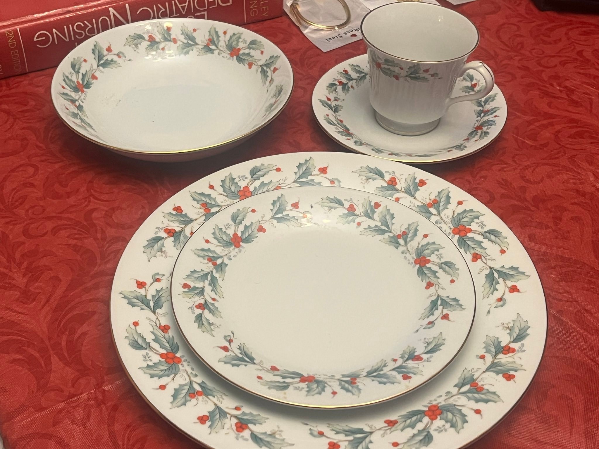 China pearl noel holiday dishes for sale | Brooklyn, NY display picture 1