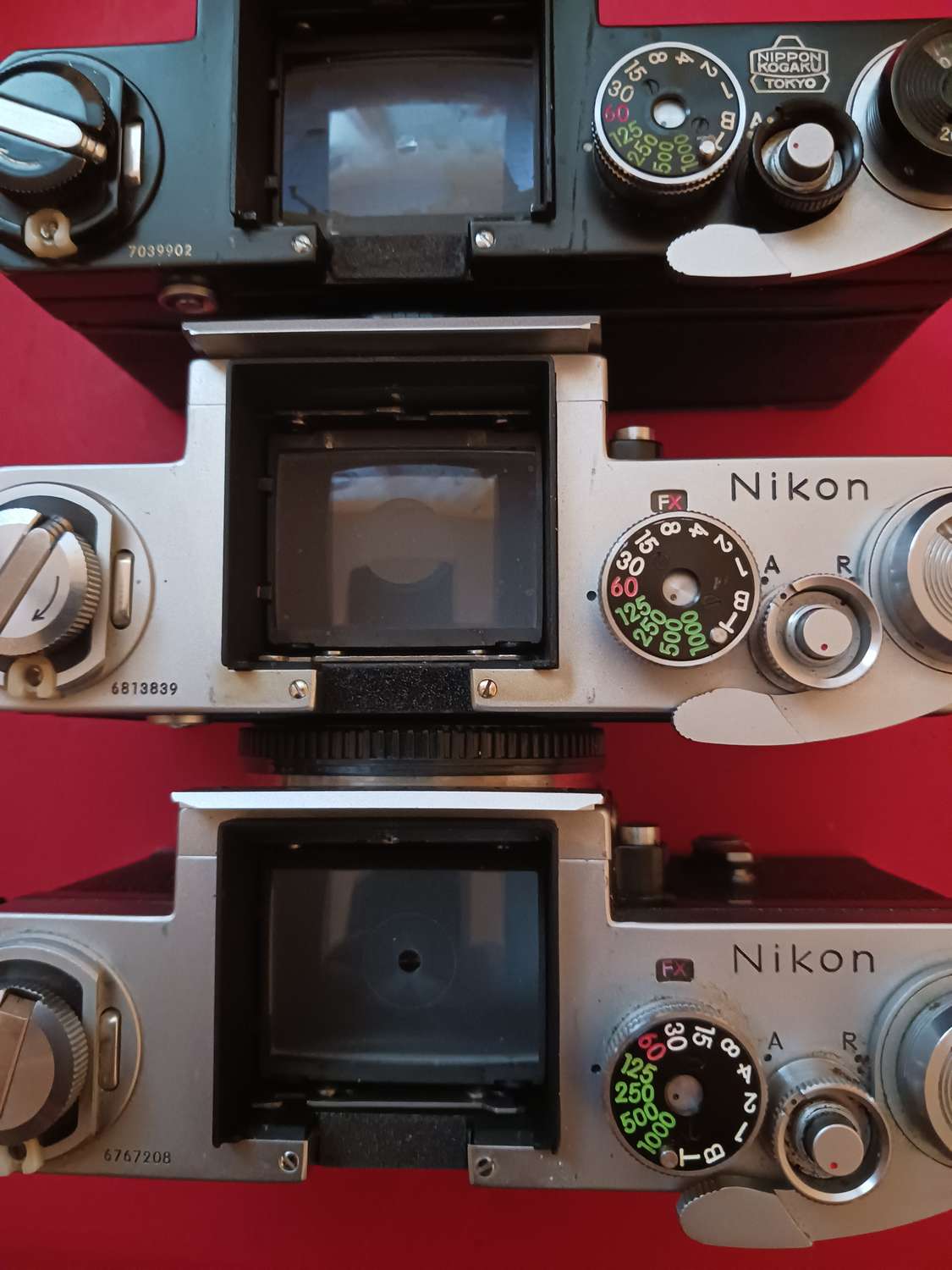 Nikon F camera branding: Nippon Kogaku vs Nikon logo timeline