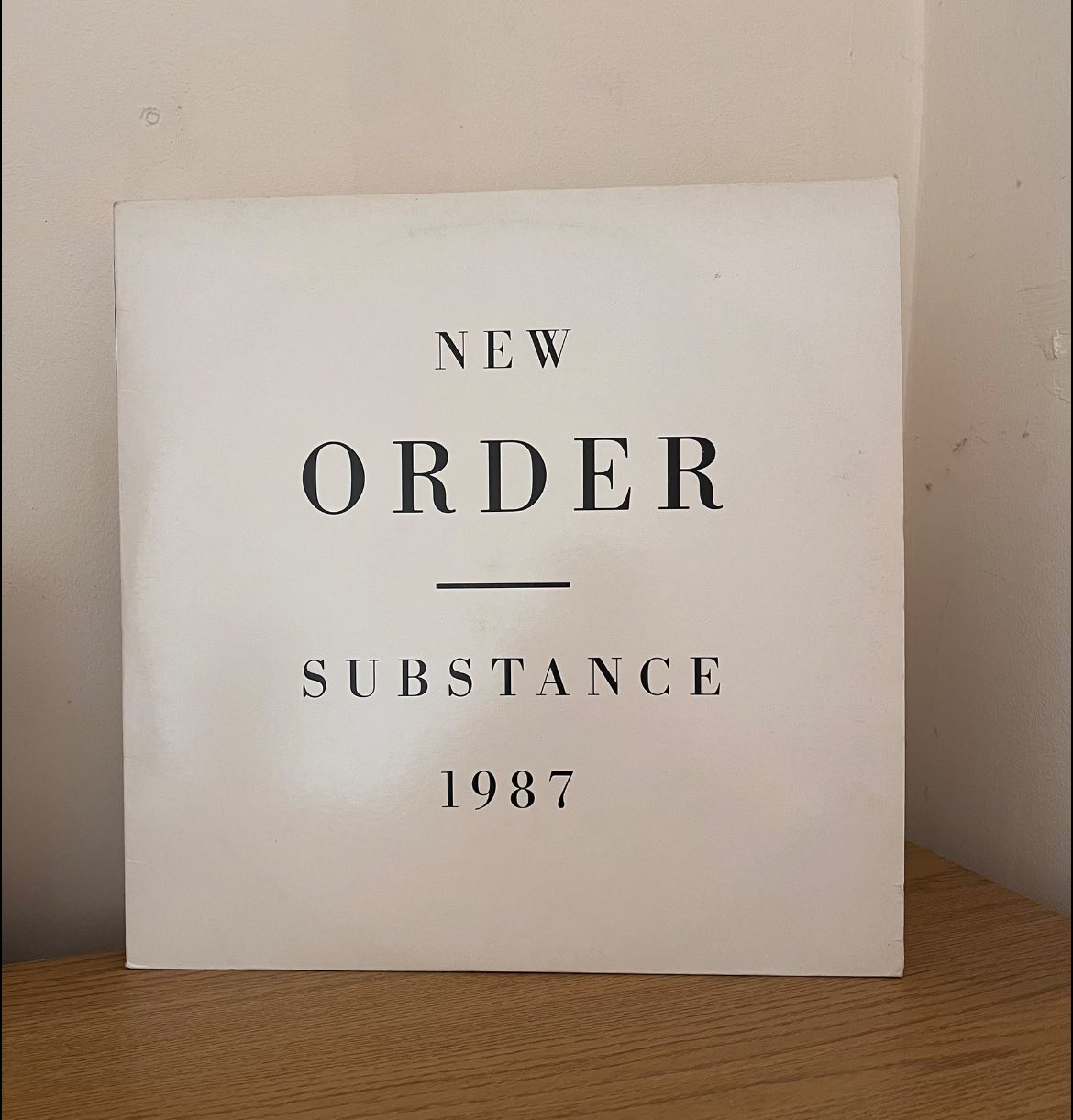 New Order's Substance 1987 compilation album