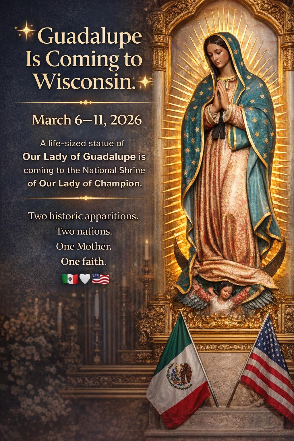 Rebecca Ann - Guadalupe Is Coming to Wisconsin. March... | Facebook