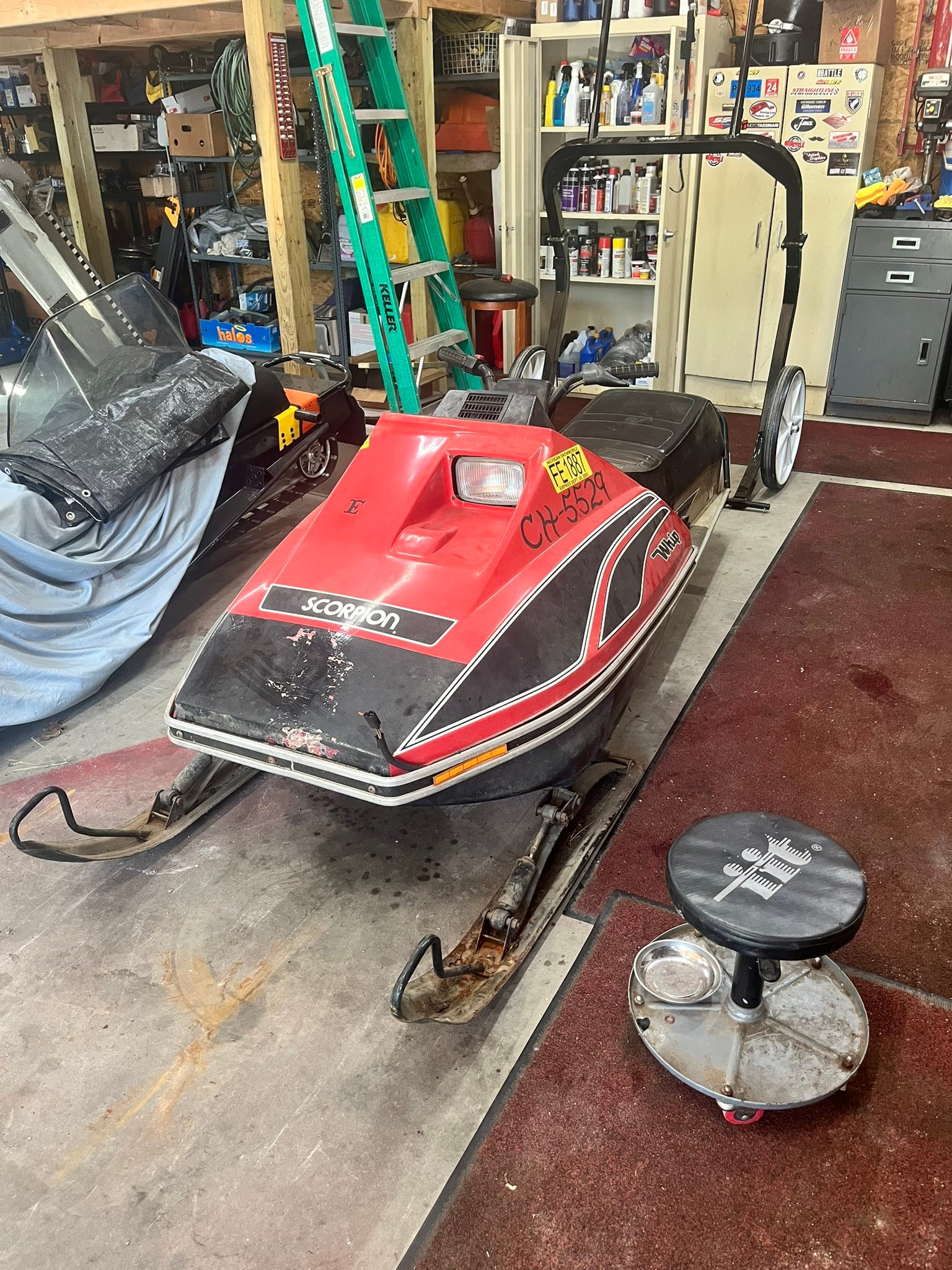 A few weeks ago Paul and I picked up 2 1979 Scorpion TKXs