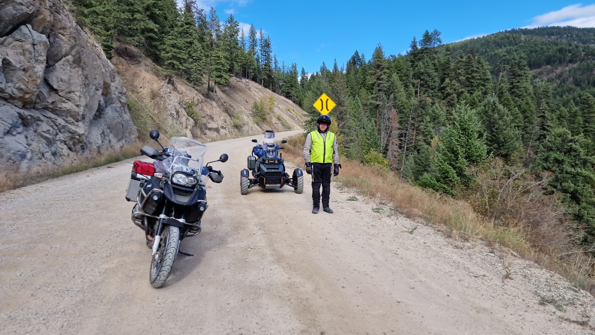 Day 4 motorcycle/ trike trip: 475 km @ 8 hours of which 130km off 