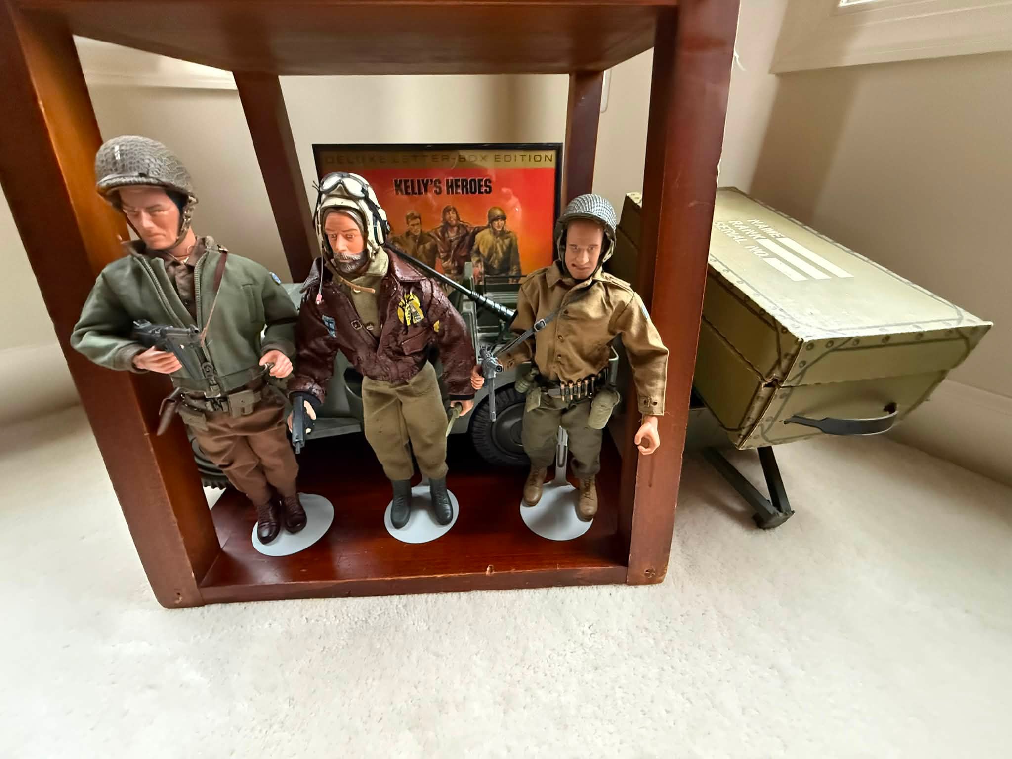 フィギュア GI Joe ☆ WW2 Marine Corps Custom Jeep