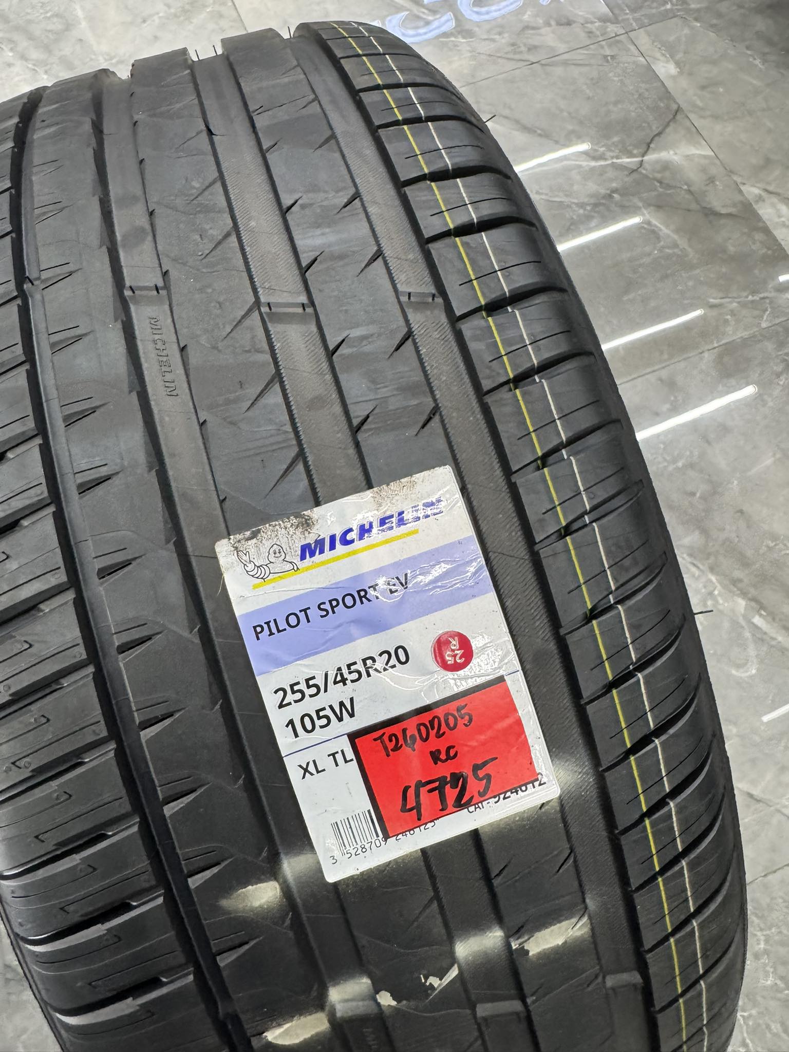 Michelin Pilot Sport EV 255/45R20 tires for sale