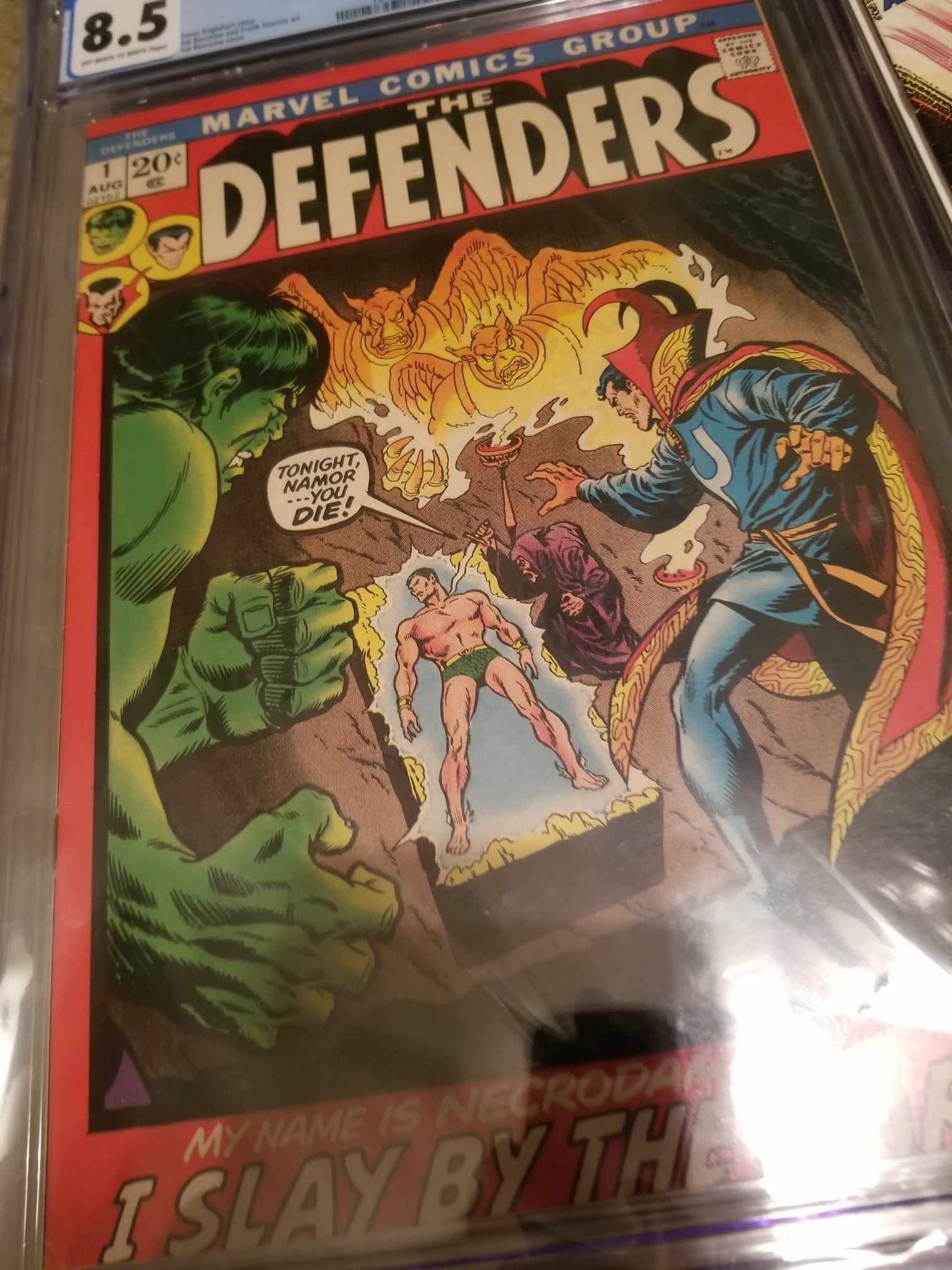 First appearance of Defenders comic book