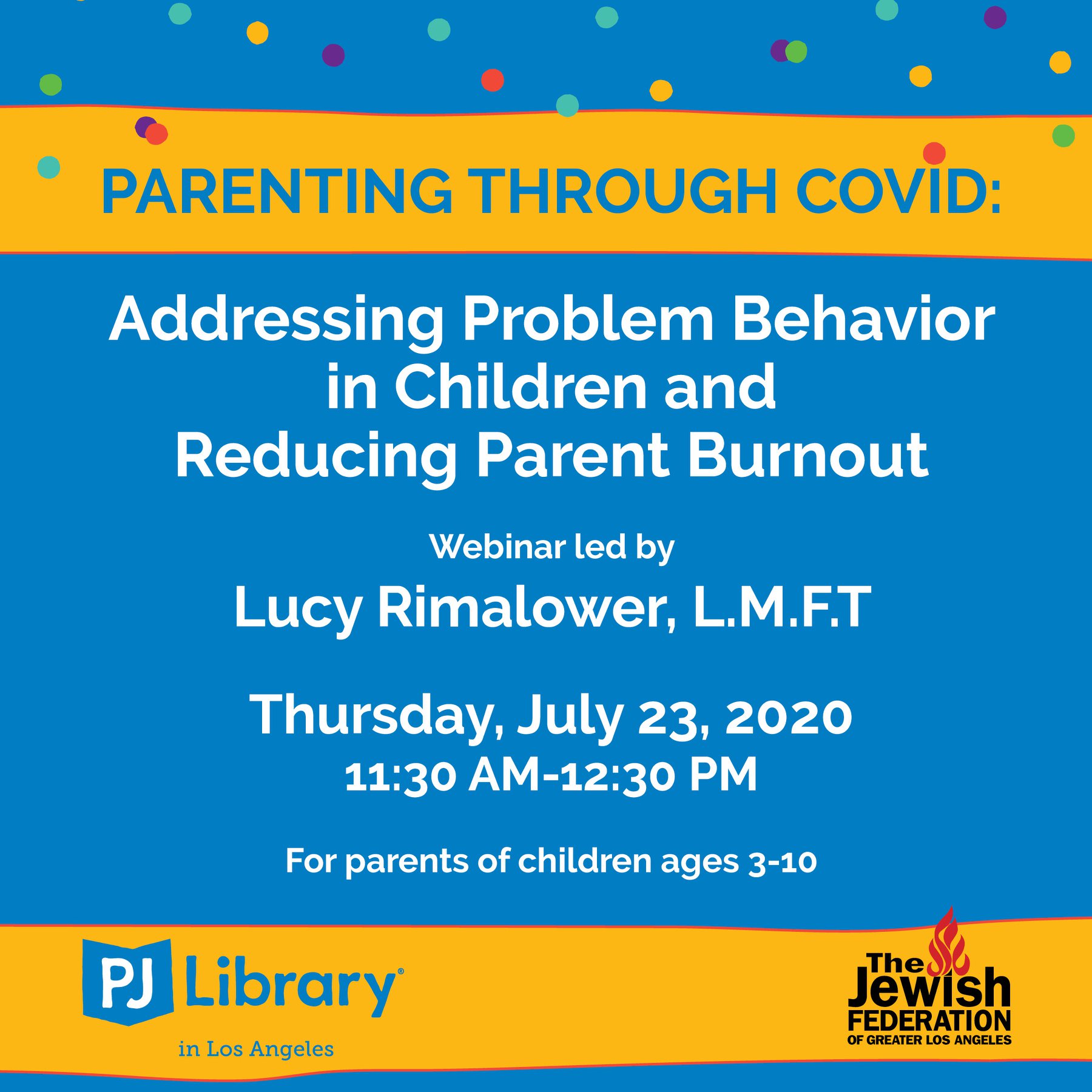PJ LIBRARY IS HERE TO... - Jewish Federation Los Angeles