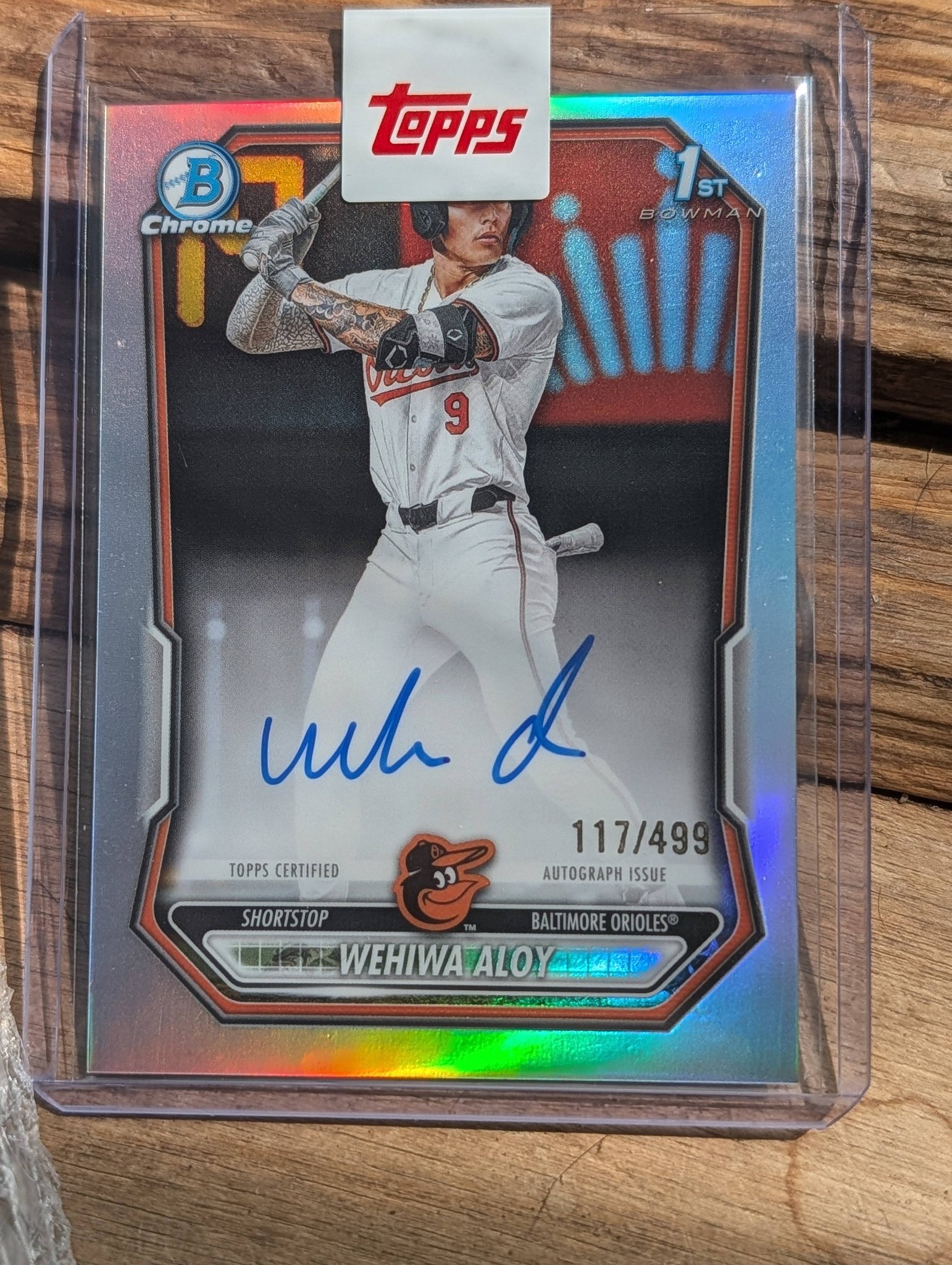 Redemption arrived... Nice looking card, hope he keeps up the 