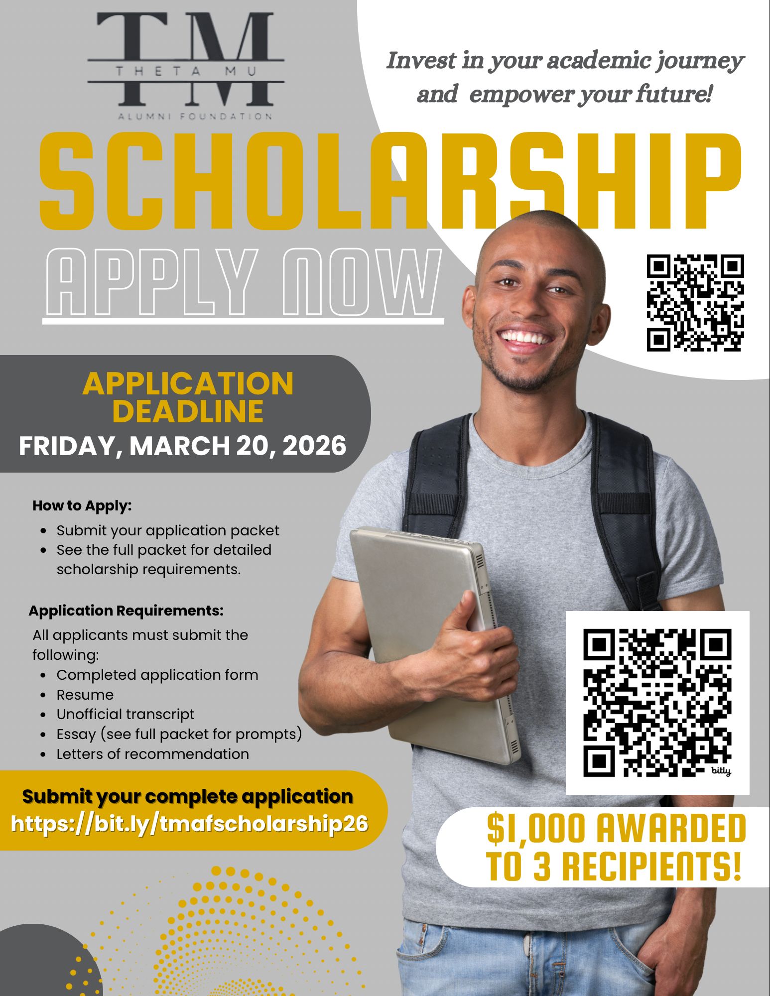 The scholarship opportunities keep coming. | Facebook