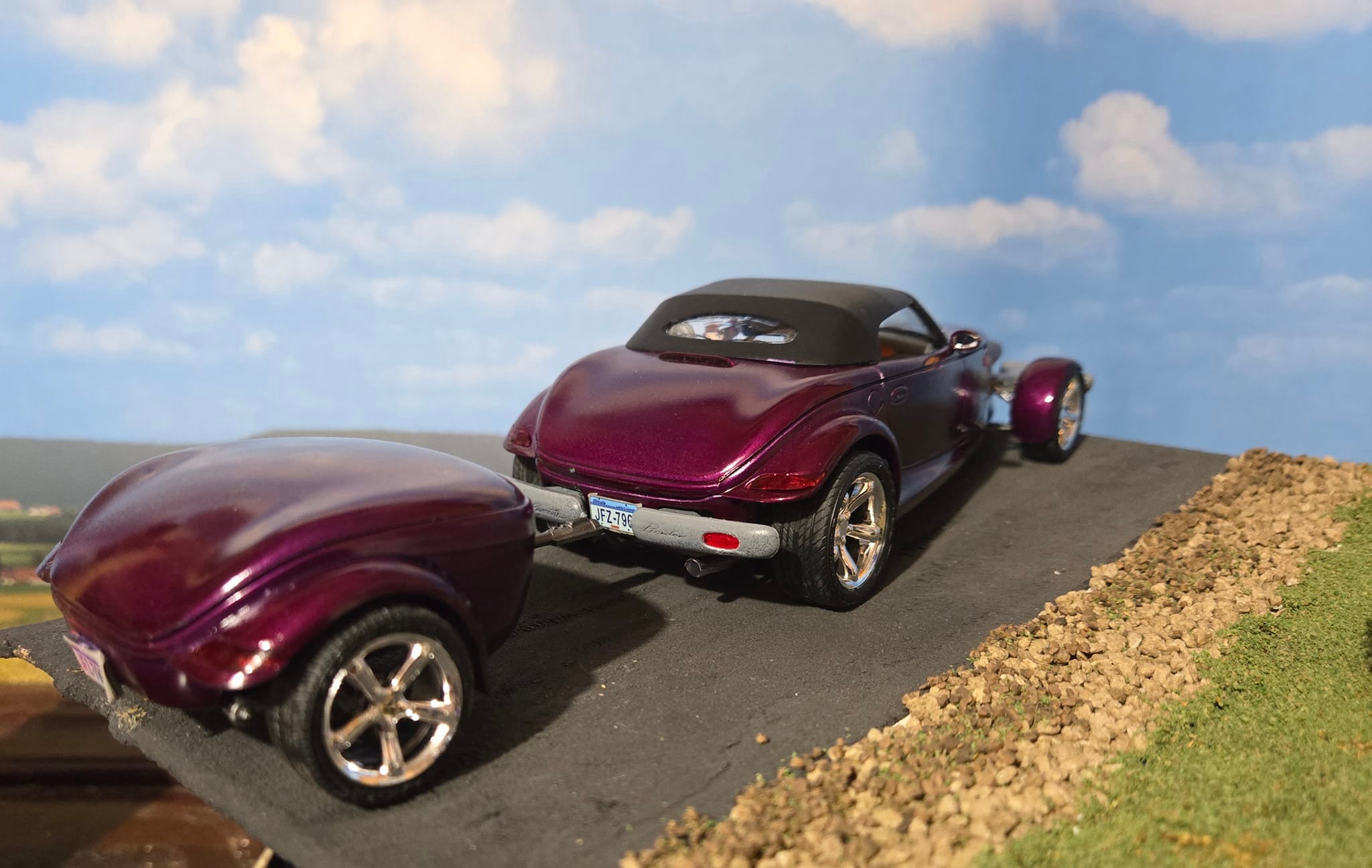 Revell Plymouth Prowler model completed