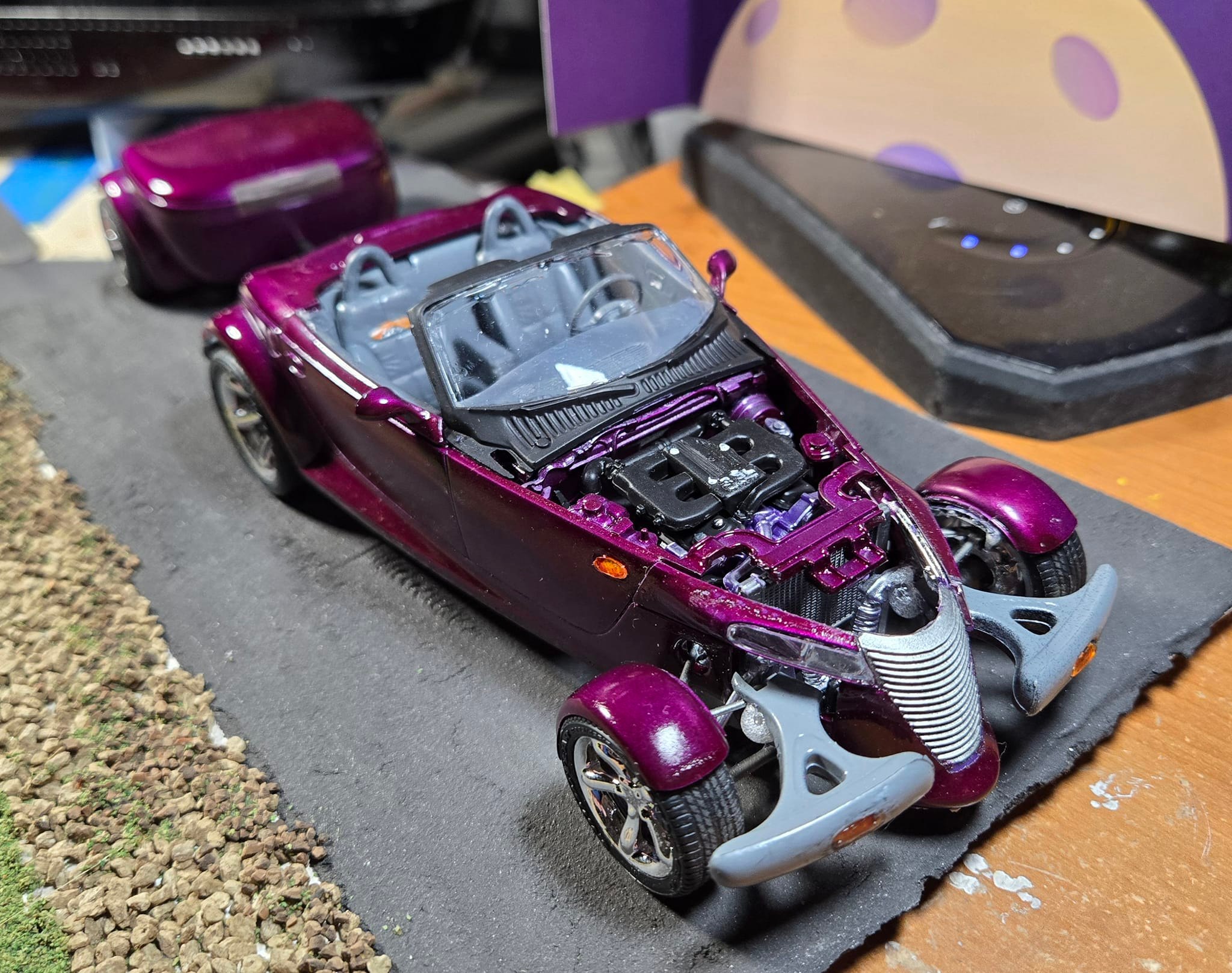 Revell Plymouth Prowler model completed