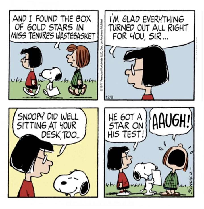 Snoopy Nation | Conclusion of a storyline in which Peppermint Patty’s ...