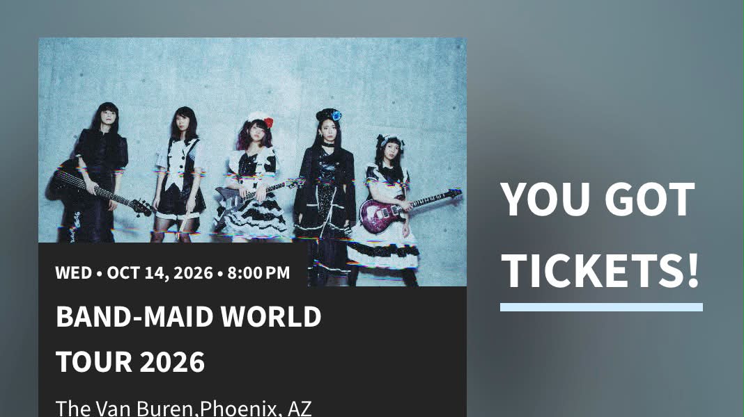 First-time attendee excited for BAND-MAID concert at The Van Buren