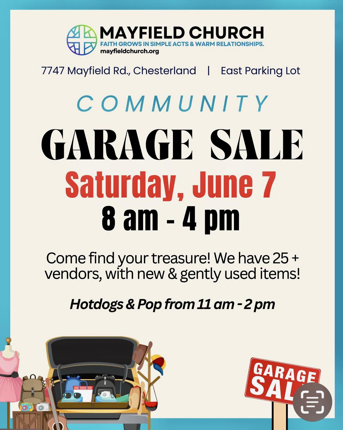 Mayfield Heights, OH community garage sale this Saturday