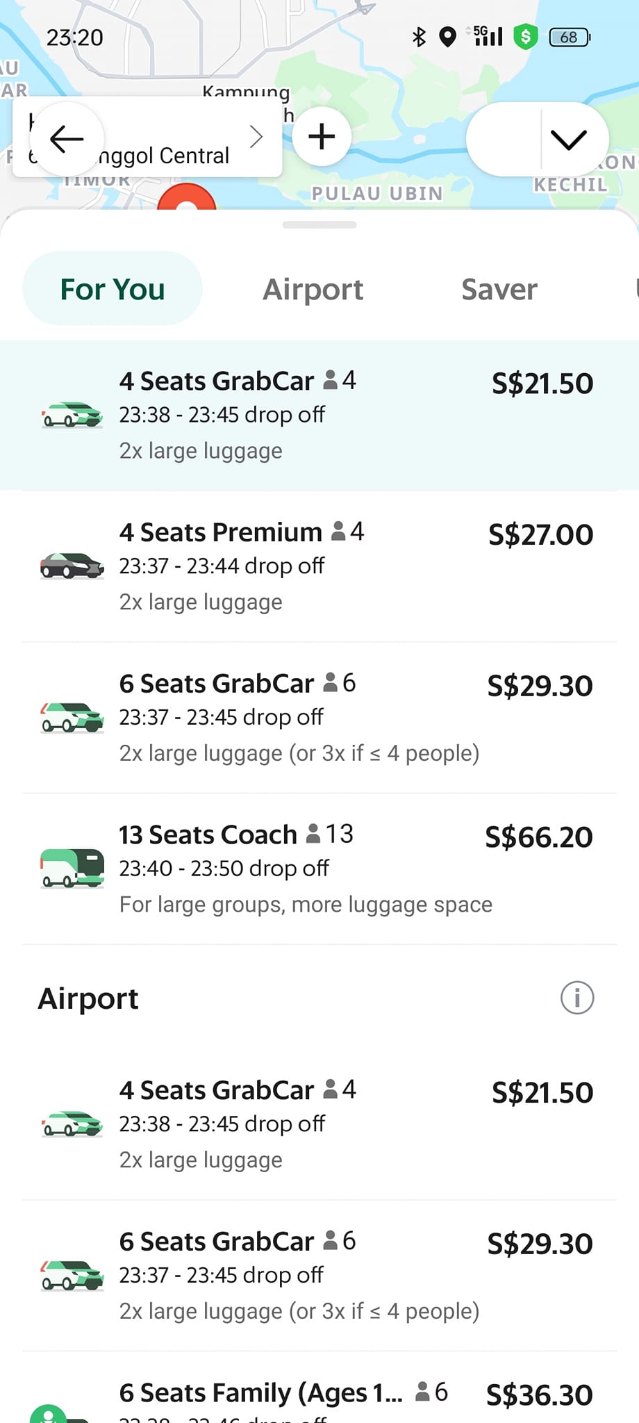 Terminal 2 Grab Pickup Point Guide