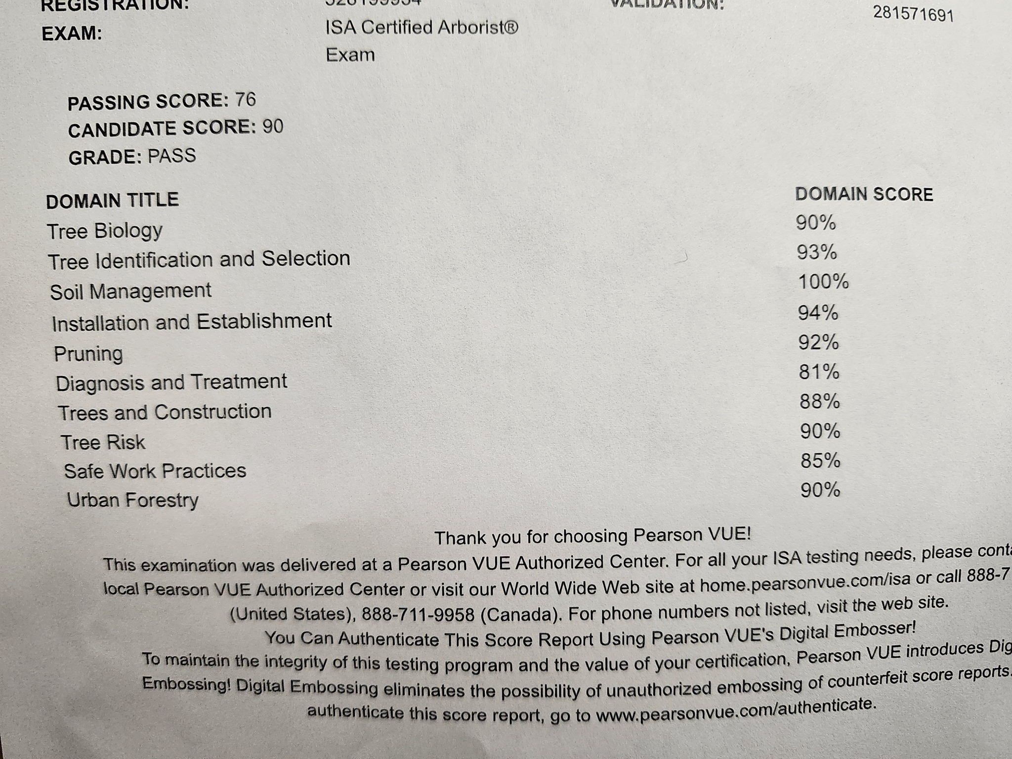 isa certification exam success story
