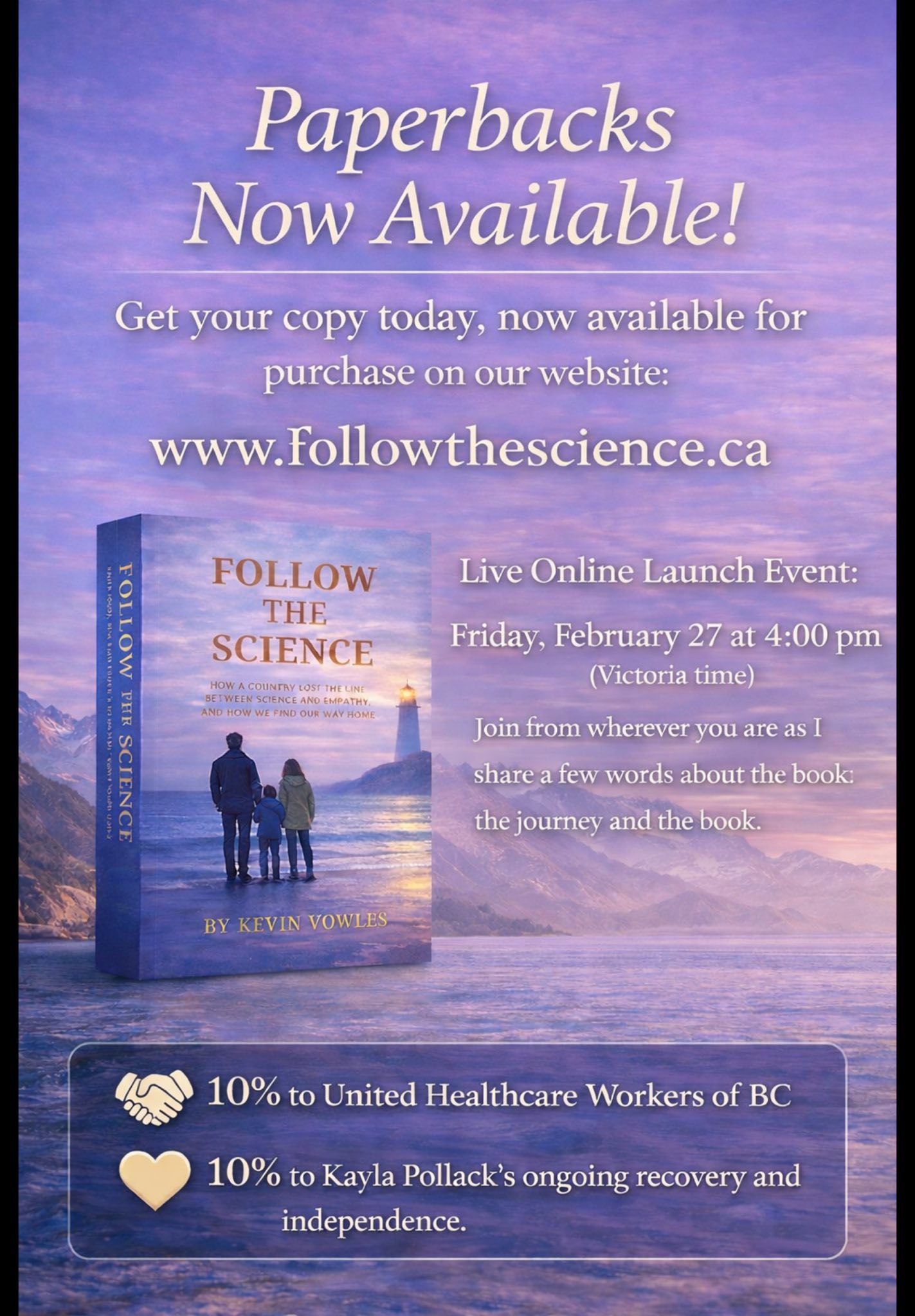 Follow the Science now available in paperback! | Facebook