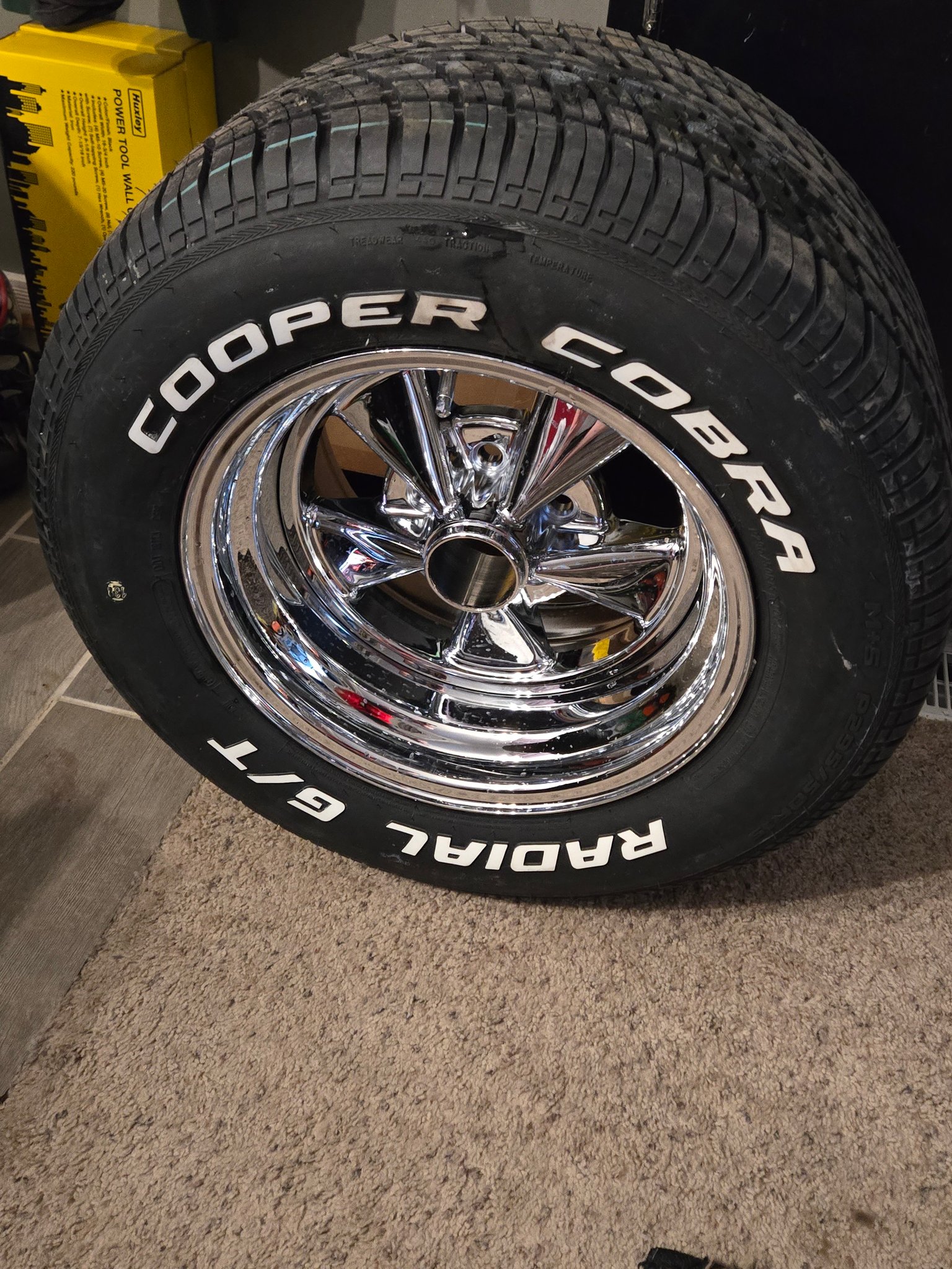 Cragar SS wheels with whitewall tires on my car