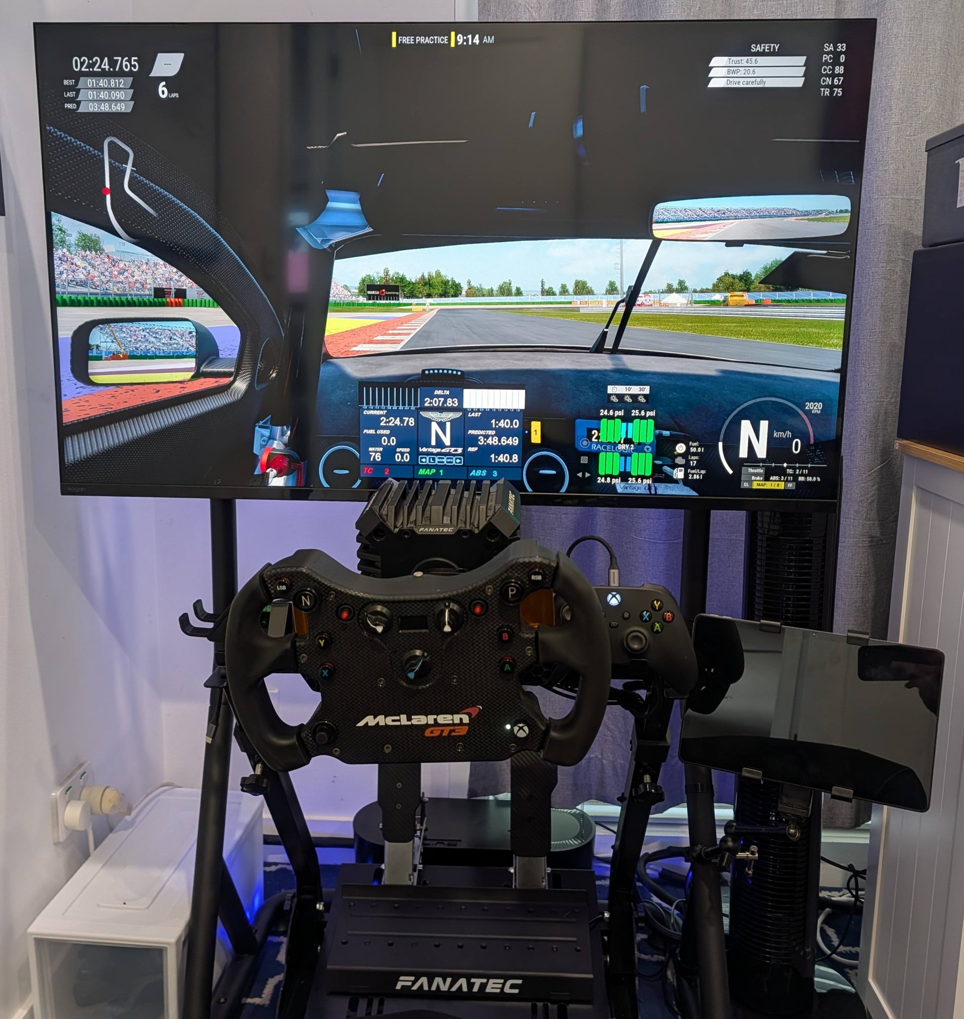 Fanatec CSL DD 8nm setup review with pedal upgrade