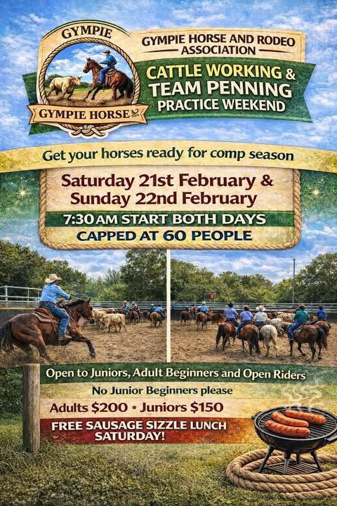 Official Gympie Horse and Rodeo Association | DECEMBER COME AND TRY ...