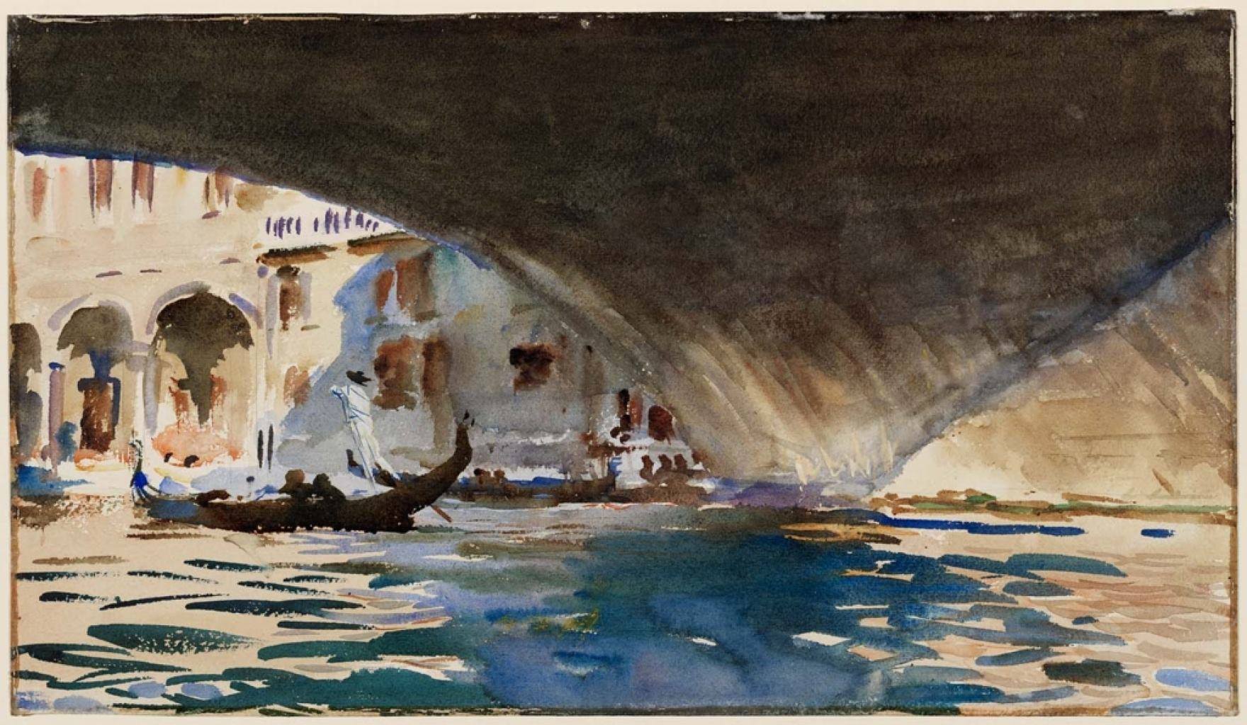 John Singer Sargent (1856-1925) The Rialto (Grand Canal)