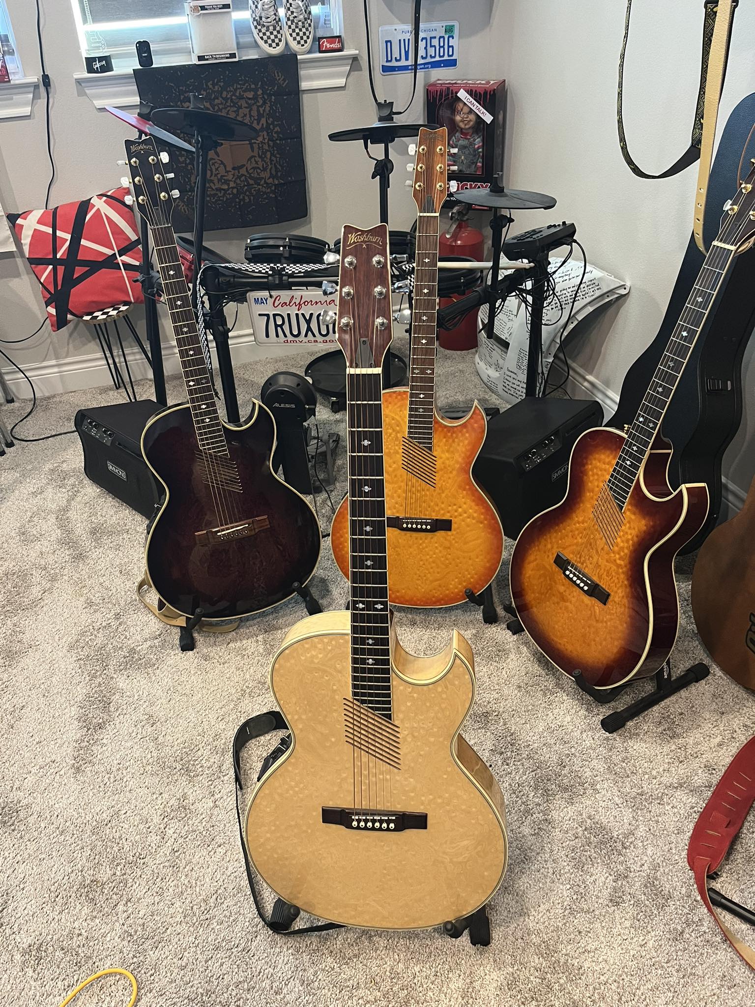 Washburn ea36 electric acoustic guitar