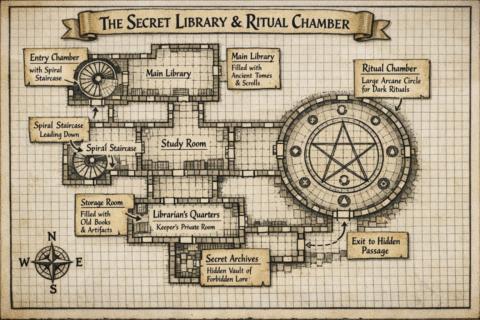 Dungeons & AI | **The Secret Library & Ritual Chamber** | Facebook