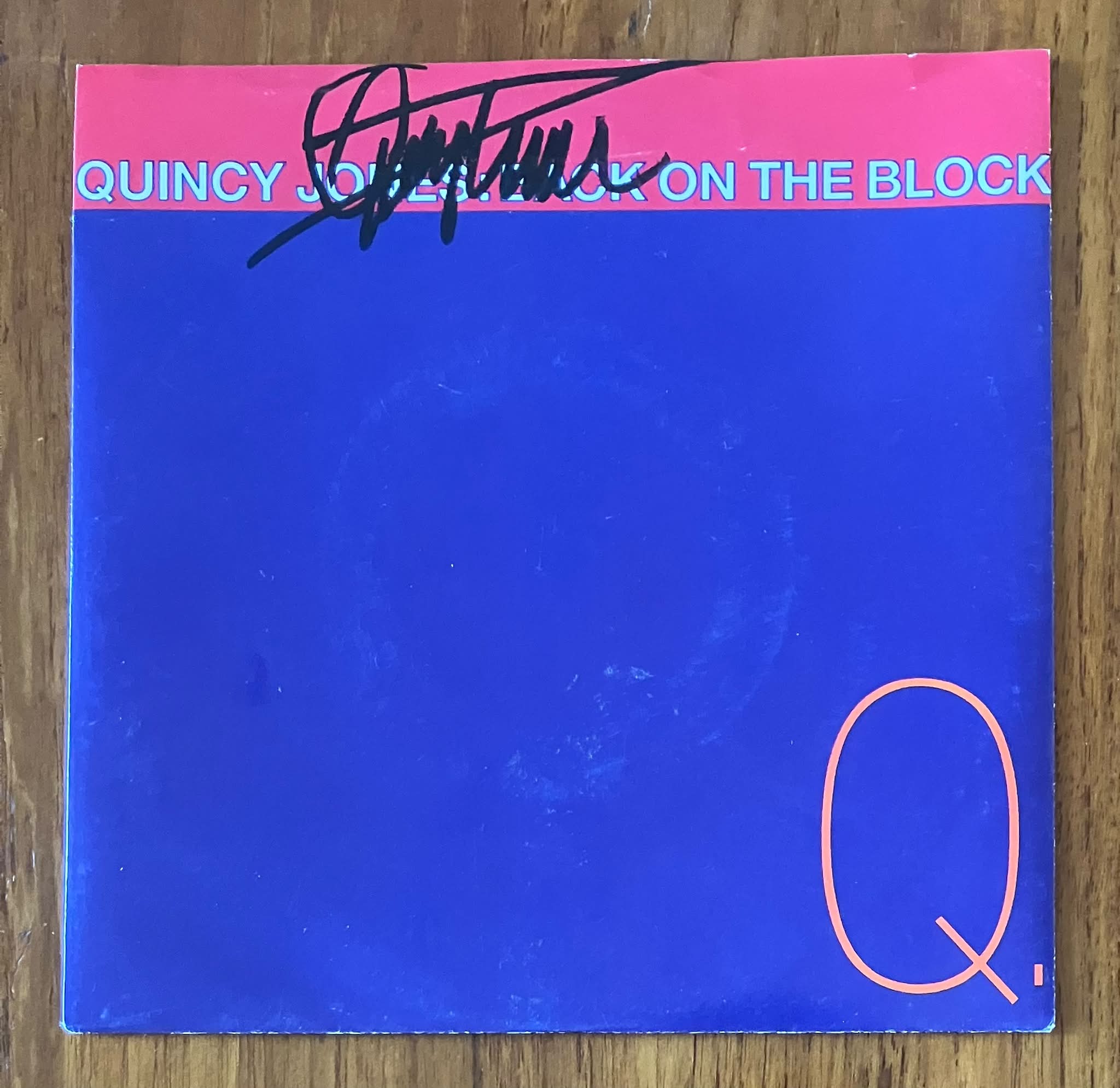 Quincy Jones Back on the Block signed 7