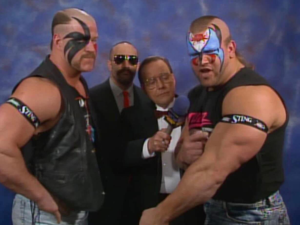 The Road Warriors in 1990. Not too long before they would leave