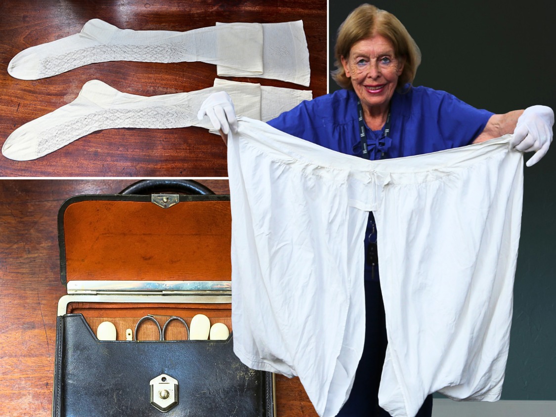 Which head-of-state asked the Queen for her underwear?