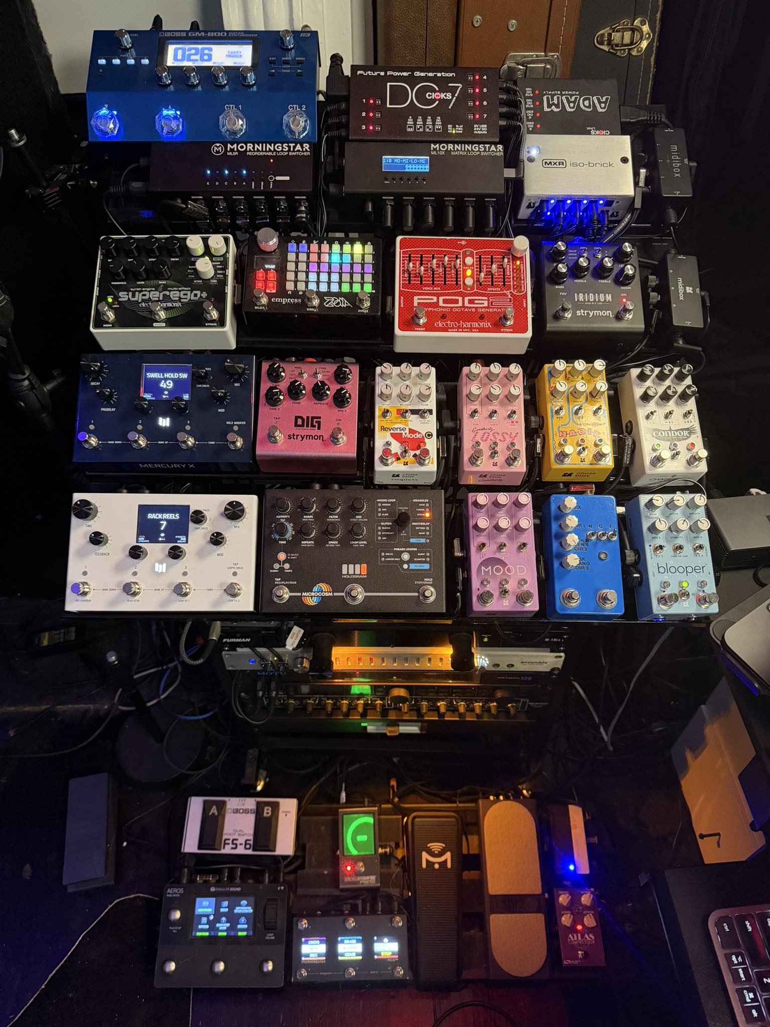 My new custom MC6/ML5 setup. I play guitar and synth and do vocals