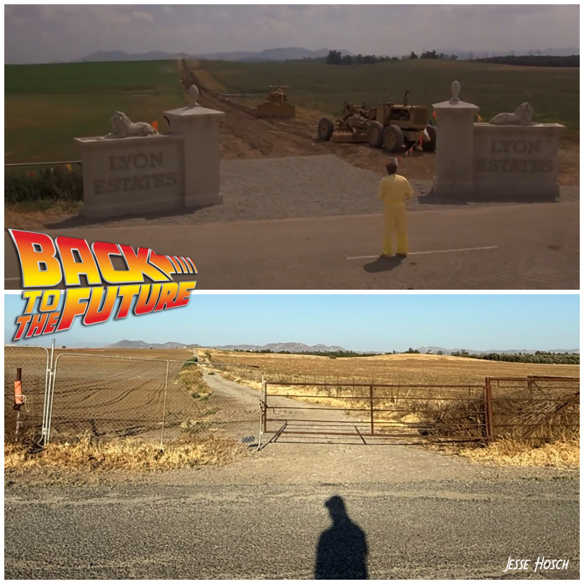 Back to the Future film location in Lyon Estates 1955
