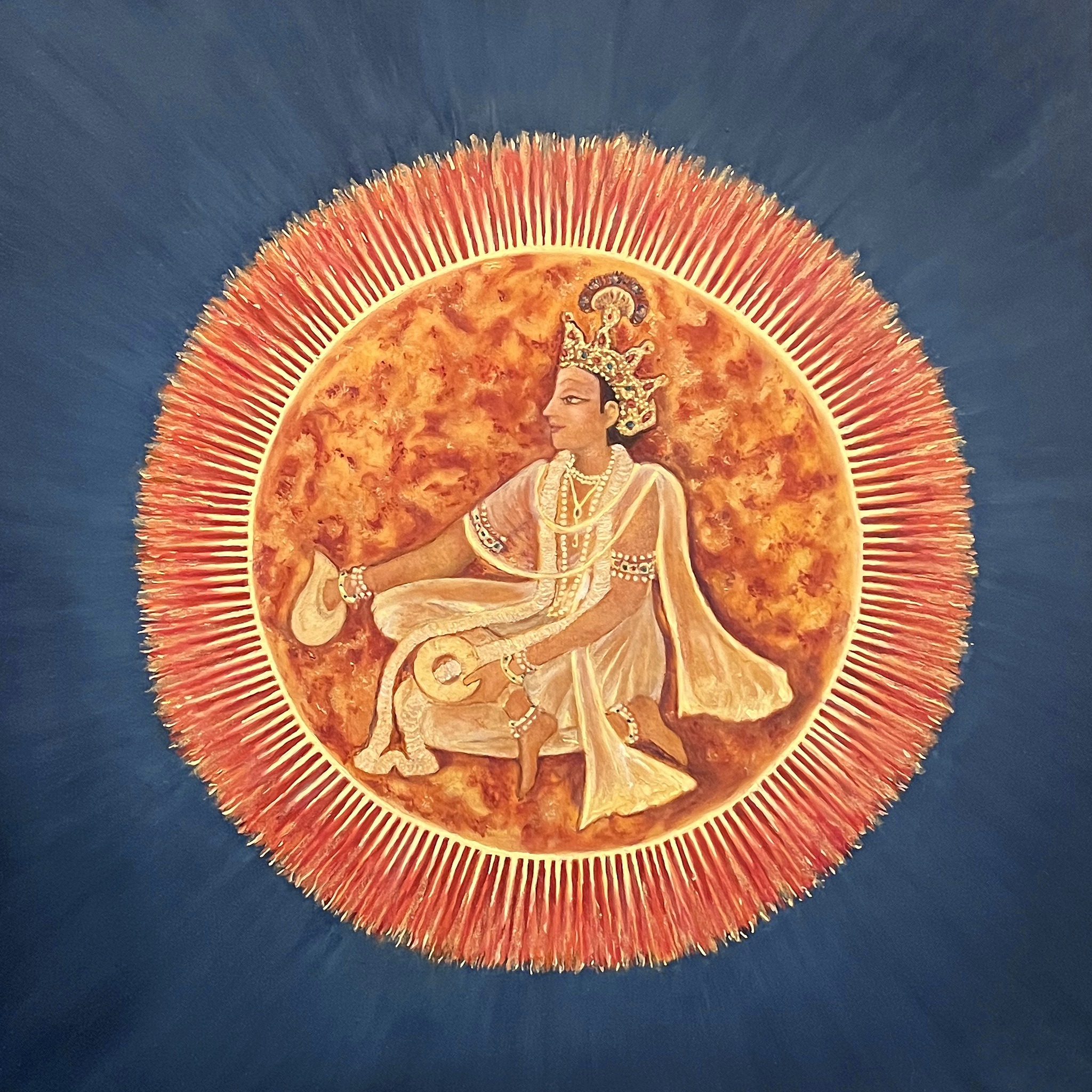 Surya Narayana (the Sun God), unknown Indian artist, circa 1740s