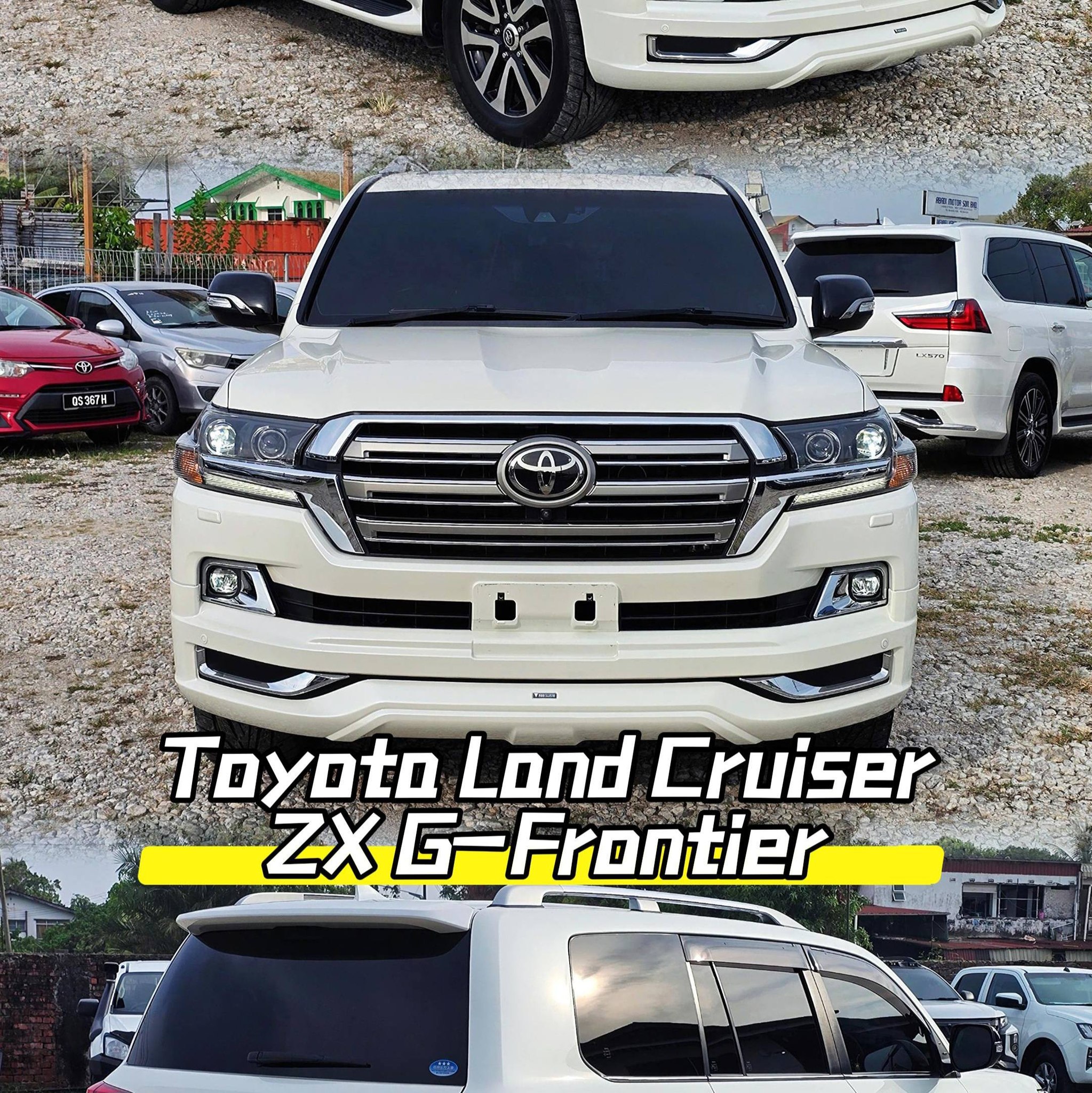 Toyota Land Cruiser ZX G-Frontier luxury SUV in Miri
