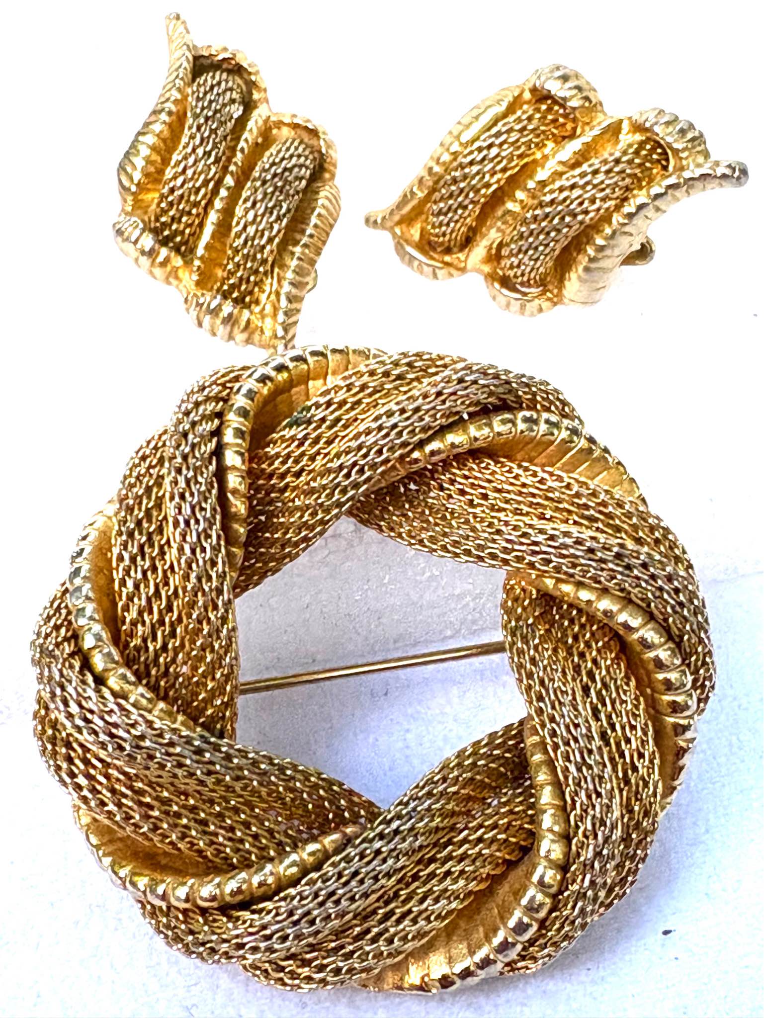 Belle Et Grosse Broche Ancienne Française - Métal, Vintage, Occasion