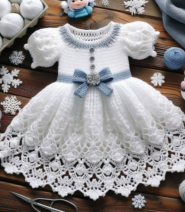 Free crochet pattern for stunning princess dress