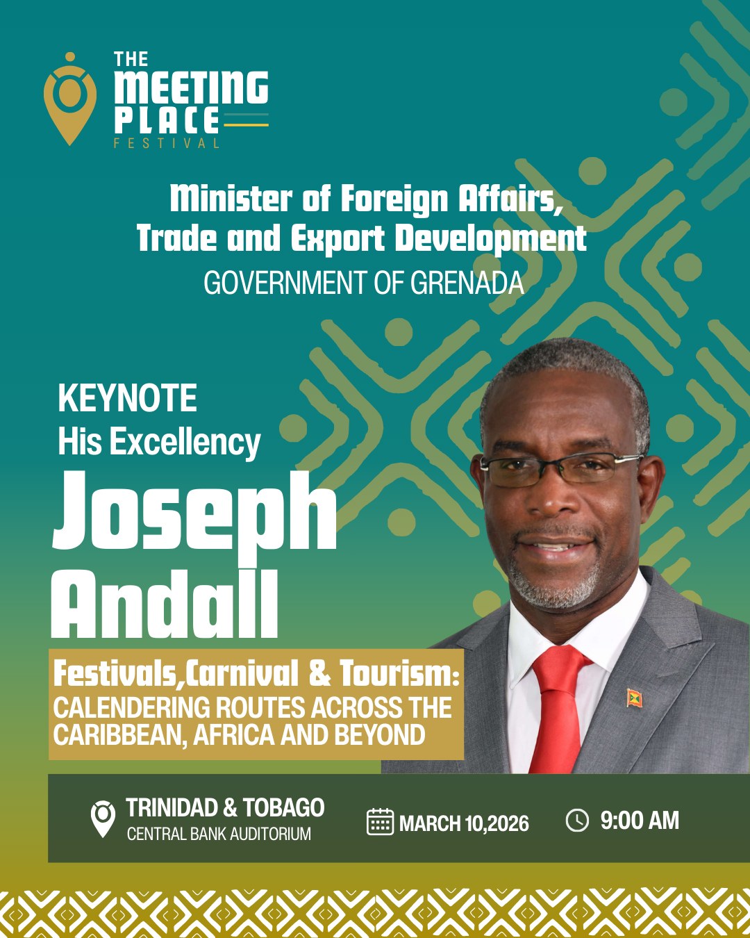 Marielle - We are honoured to welcome the Honorable Joseph Andall ...
