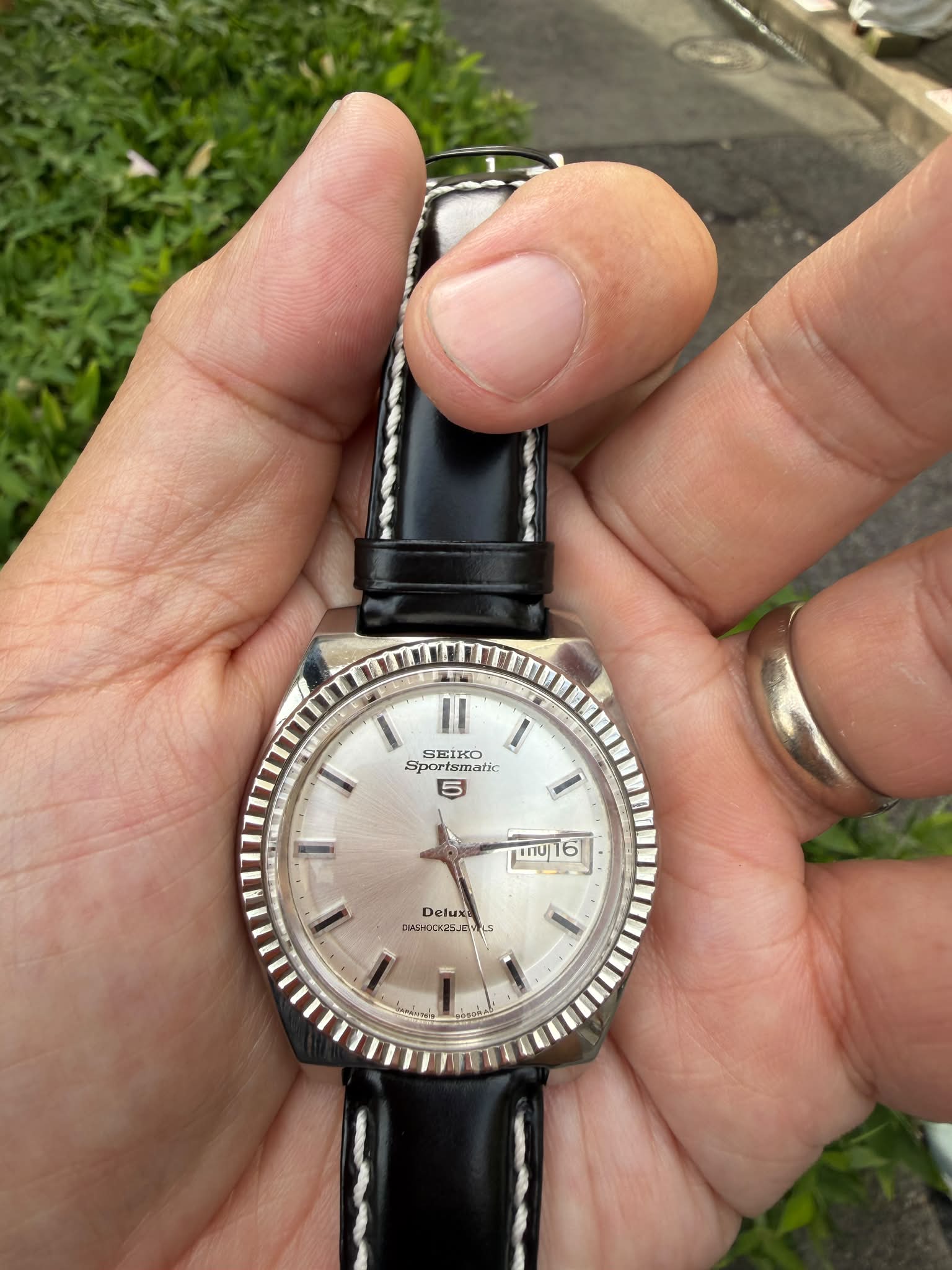 Vintage Seiko Sportsmatic deluxe Automatic Water 30 proof 23 Jewel