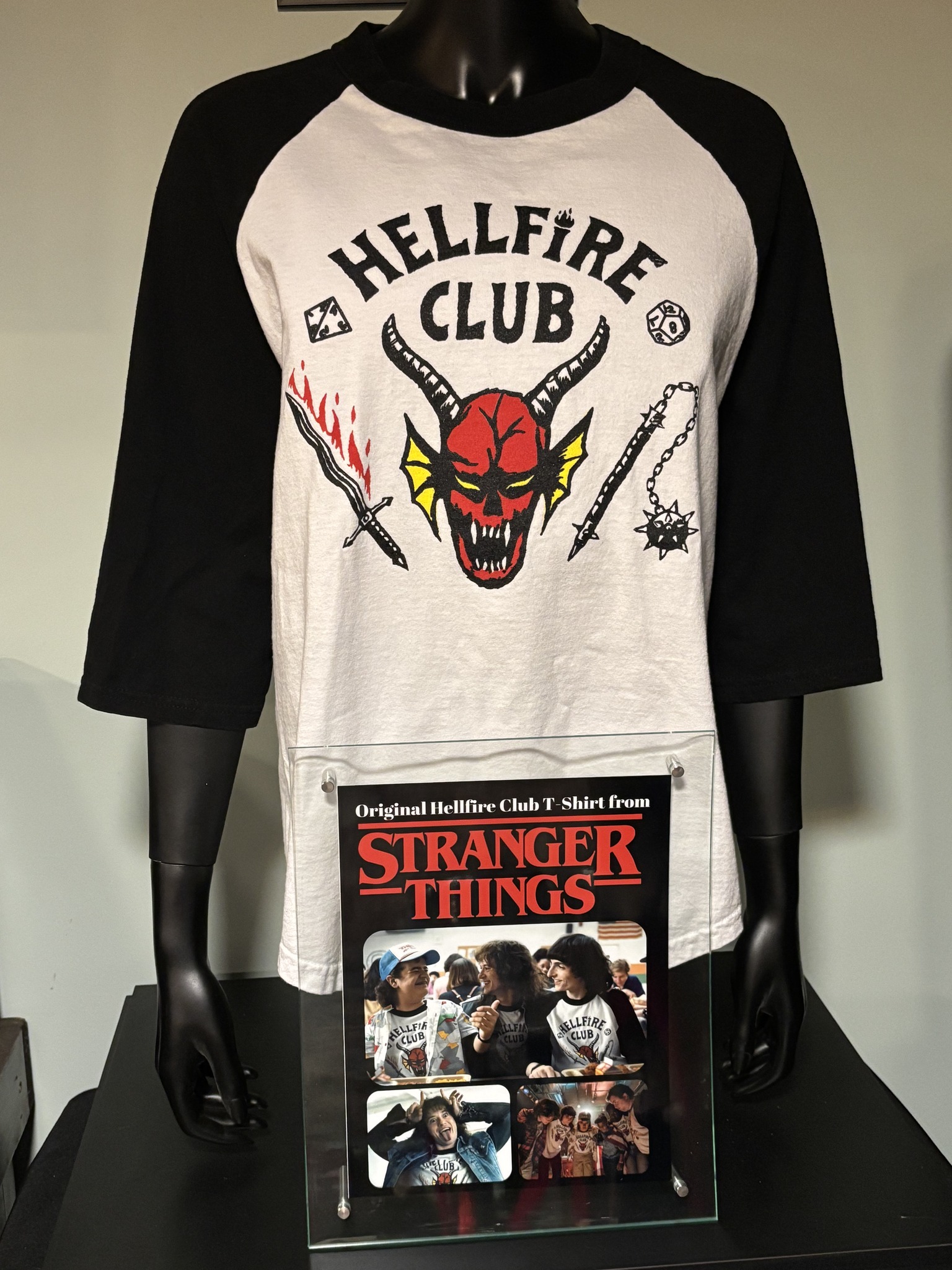 Original Hellfire Club T-shirt from Stranger Things Season 4
