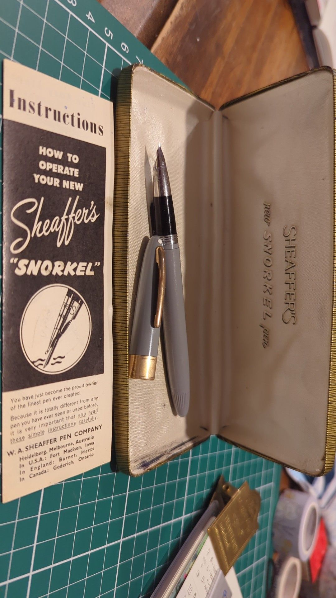 What is this Sheaffer pen made in Australia?