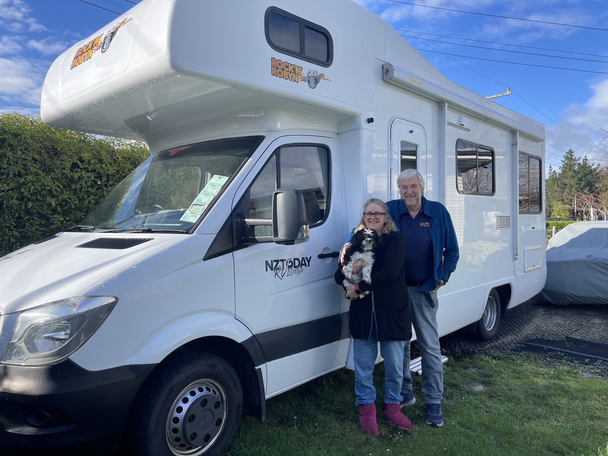 Motorbike and campervan swap in New Zealand